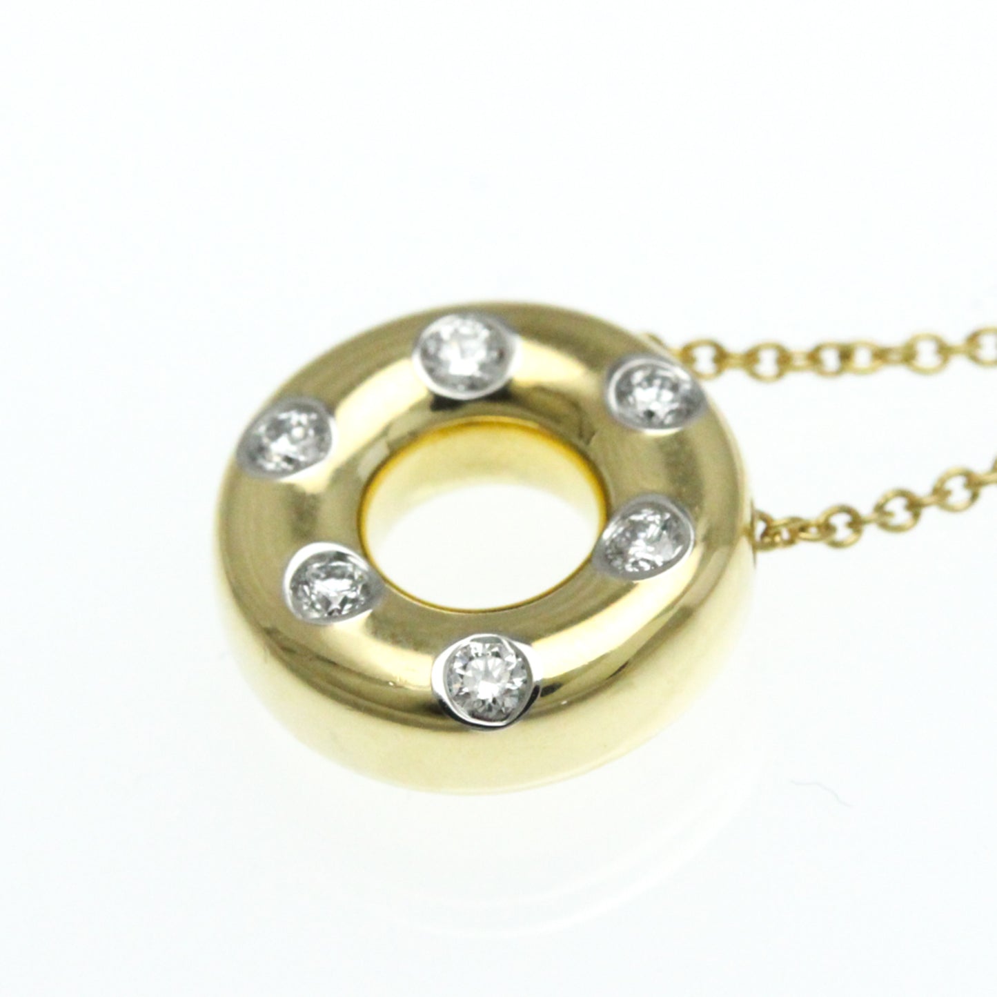 Tiffany & Co Dots, Gold, Yellow Gold, necklace