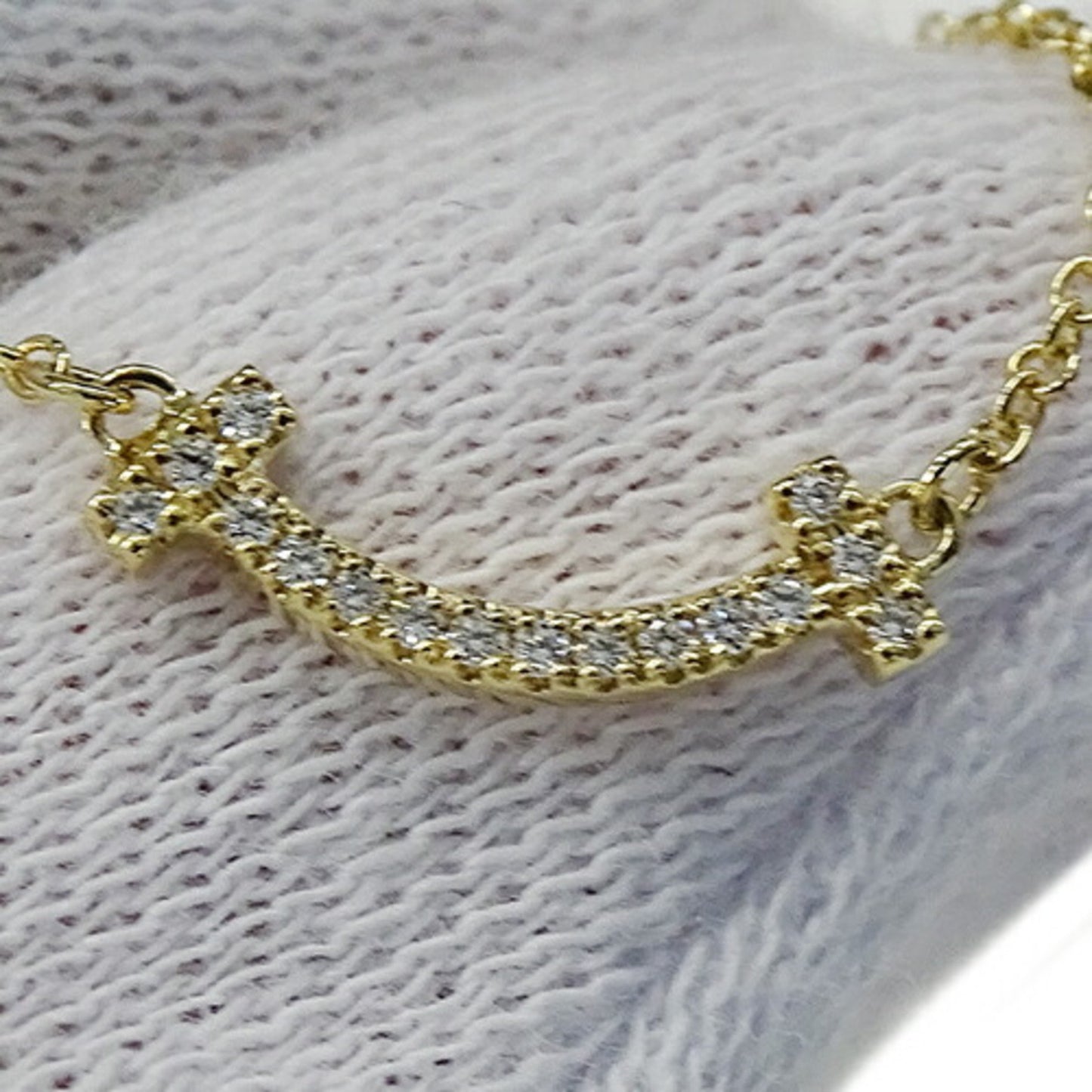 Tiffany & Co T Smile, Gold, Yellow Gold, necklace