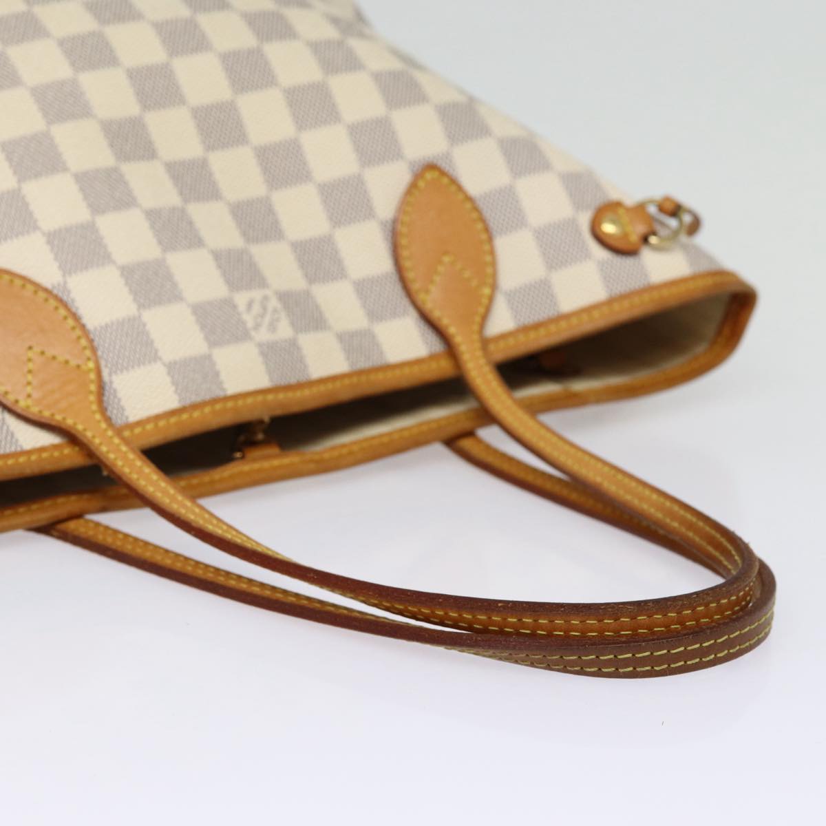 Louis Vuitton Neverfull PM, Beige, Canvas, tote