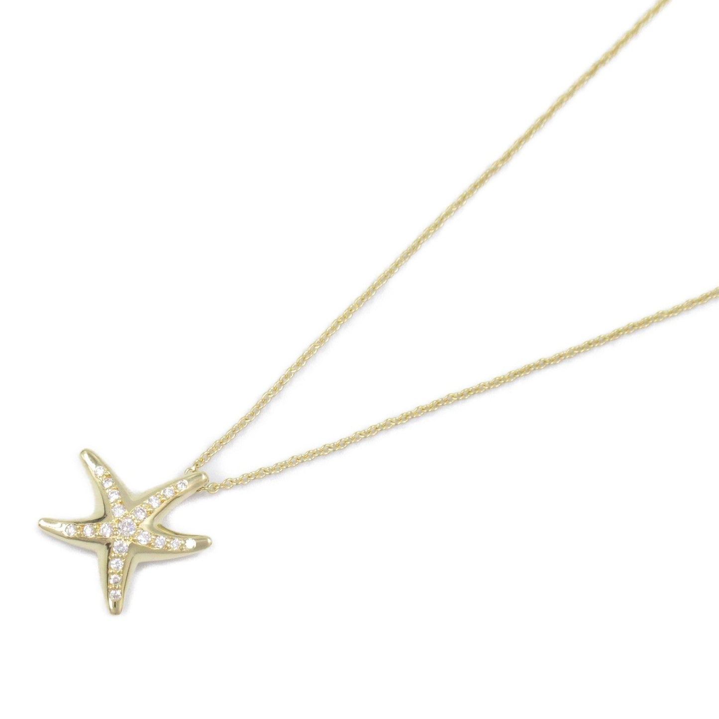 Tiffany & Co Starfish, Gold, Yellow Gold, necklace