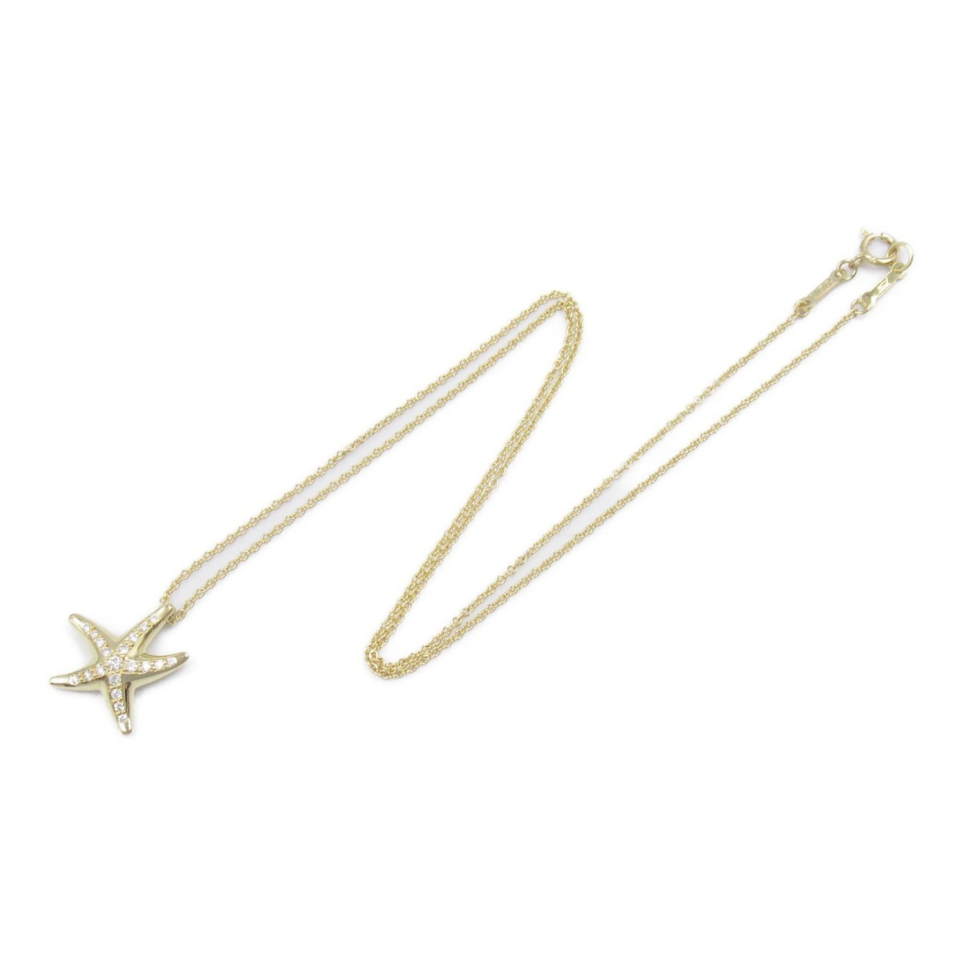 Tiffany & Co Starfish, Gold, Yellow Gold, necklace