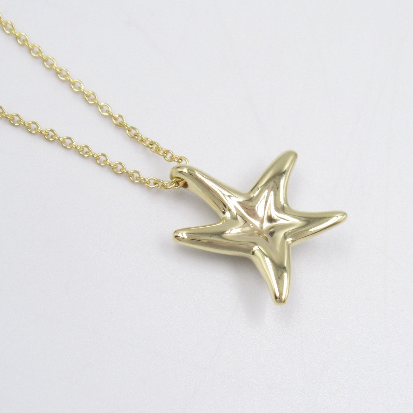 Tiffany & Co Starfish, Gold, Yellow Gold, necklace