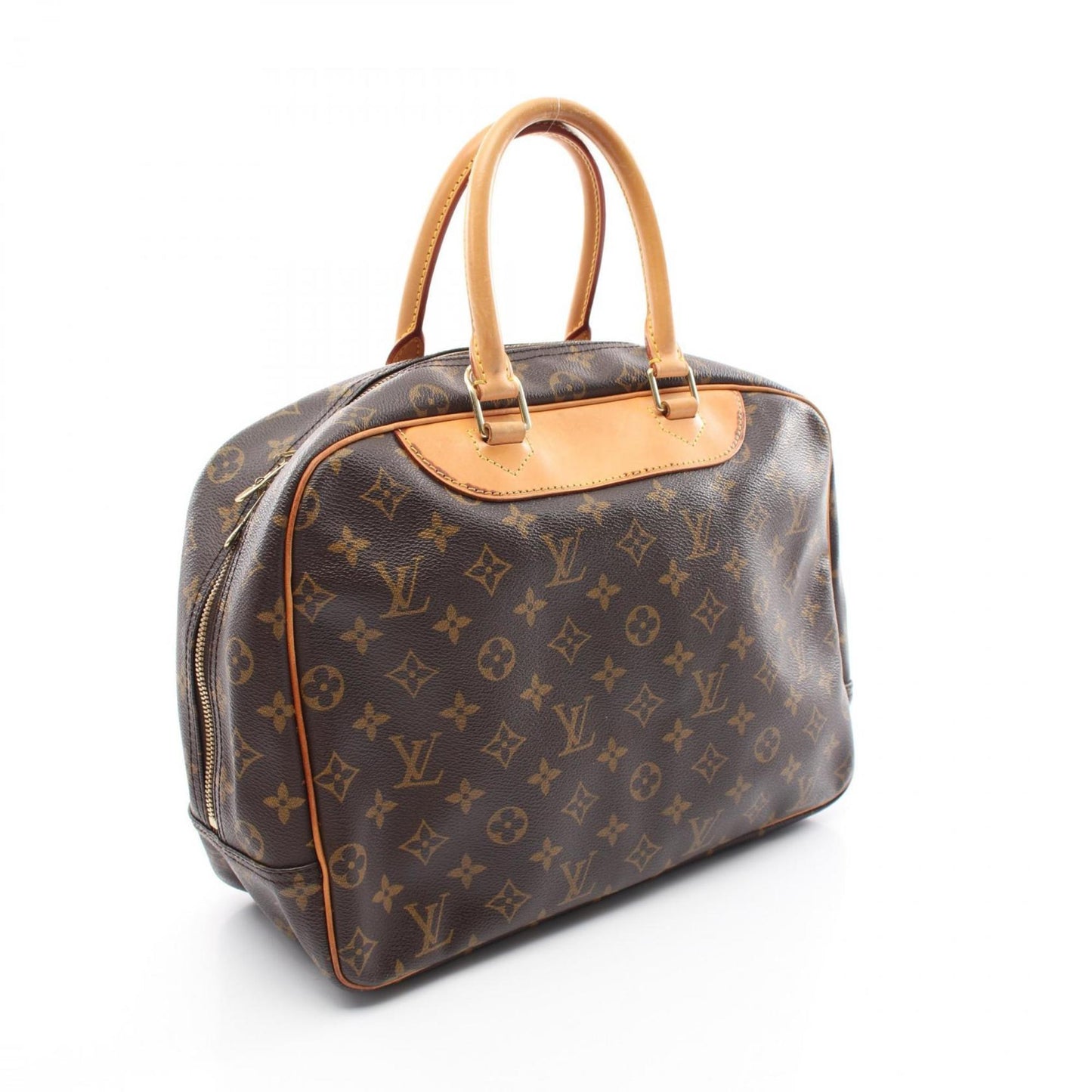 Louis Vuitton Deauville, Brown, Canvas, handbag