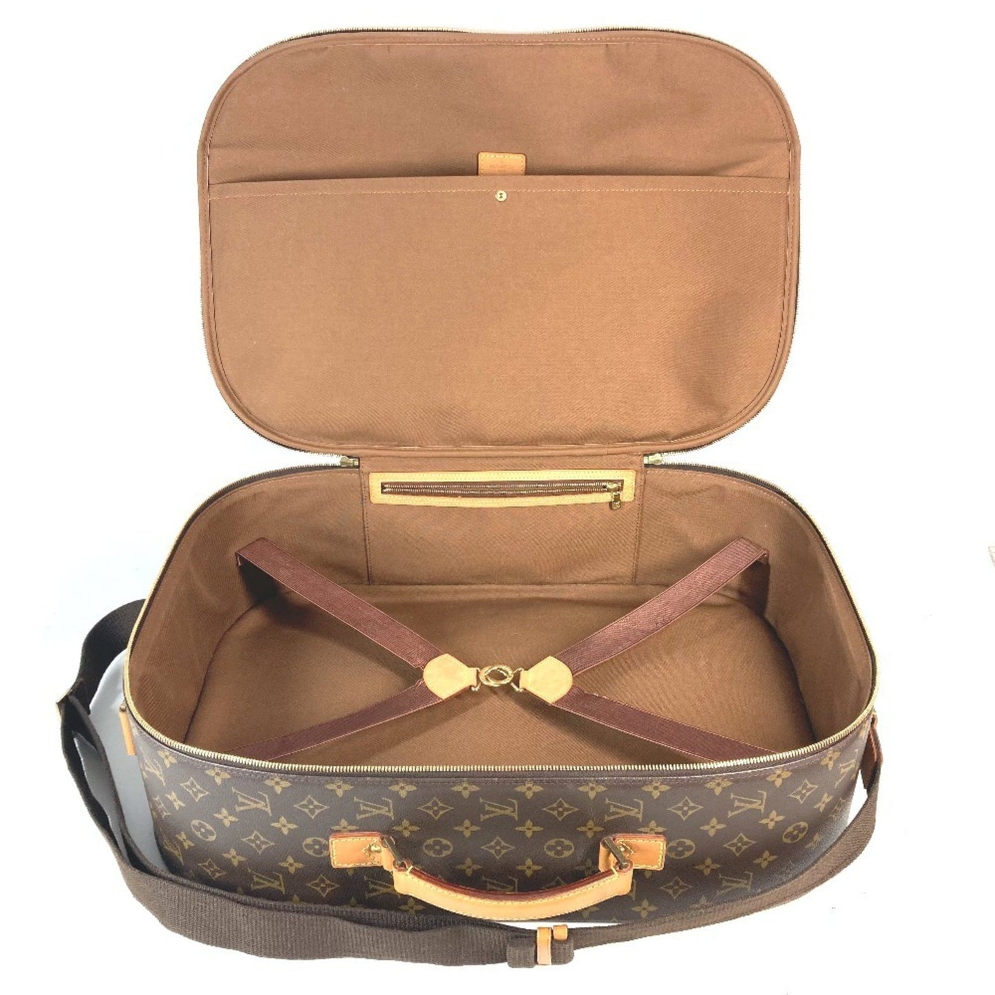 Louis Vuitton Packall, Brown, Canvas, travel