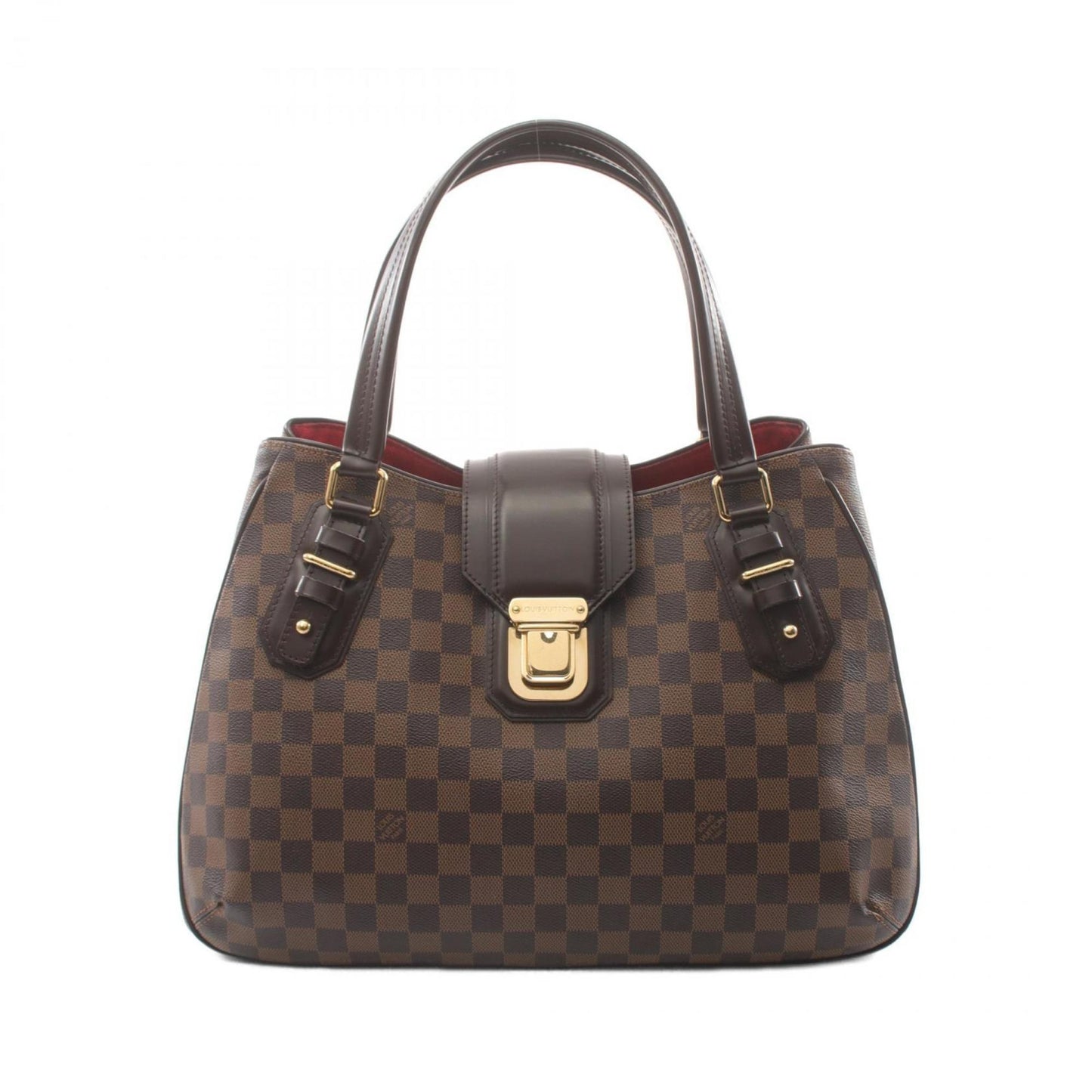 Louis Vuitton Greet, Brown, Canvas, handbag