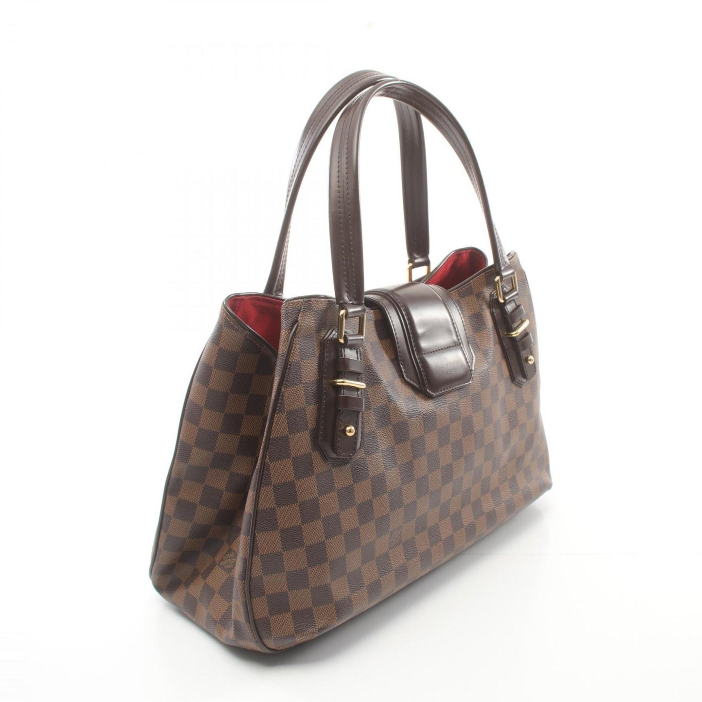 Louis Vuitton Greet, Brown, Canvas, handbag