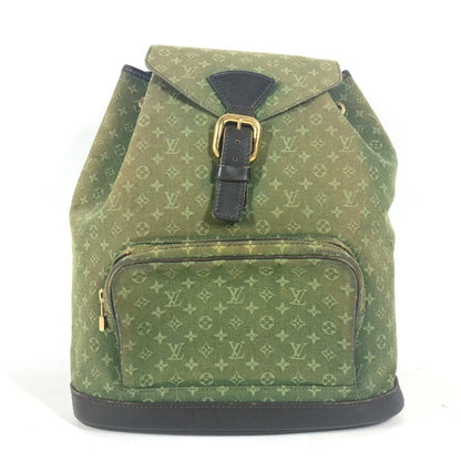 Louis Vuitton Montsouris GM, Khaki, Canvas, backpack