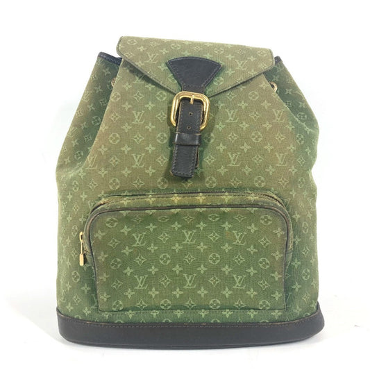 Louis Vuitton Montsouris GM, Khaki, Canvas, backpack