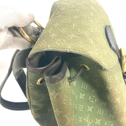 Louis Vuitton Montsouris GM, Khaki, Canvas, backpack