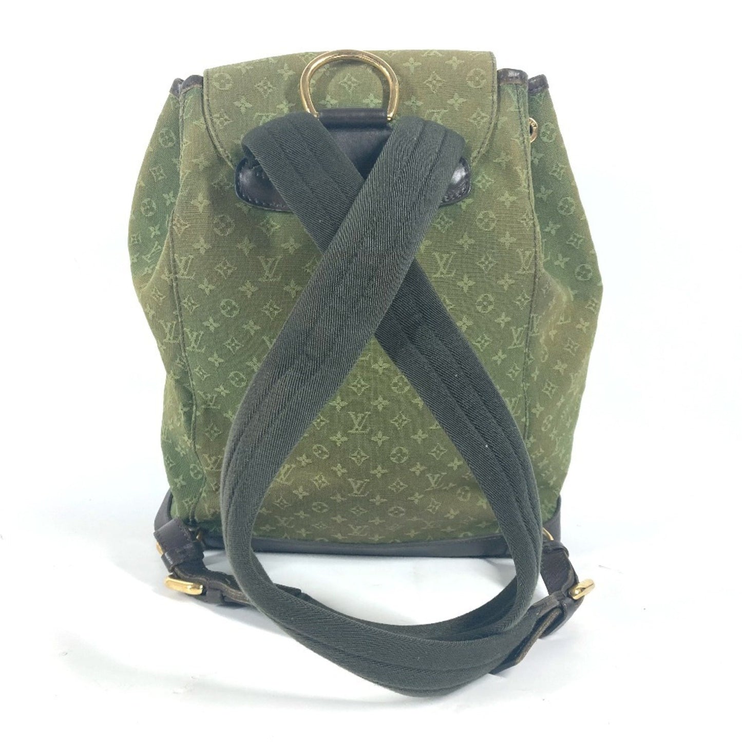 Louis Vuitton Montsouris GM, Khaki, Canvas, backpack