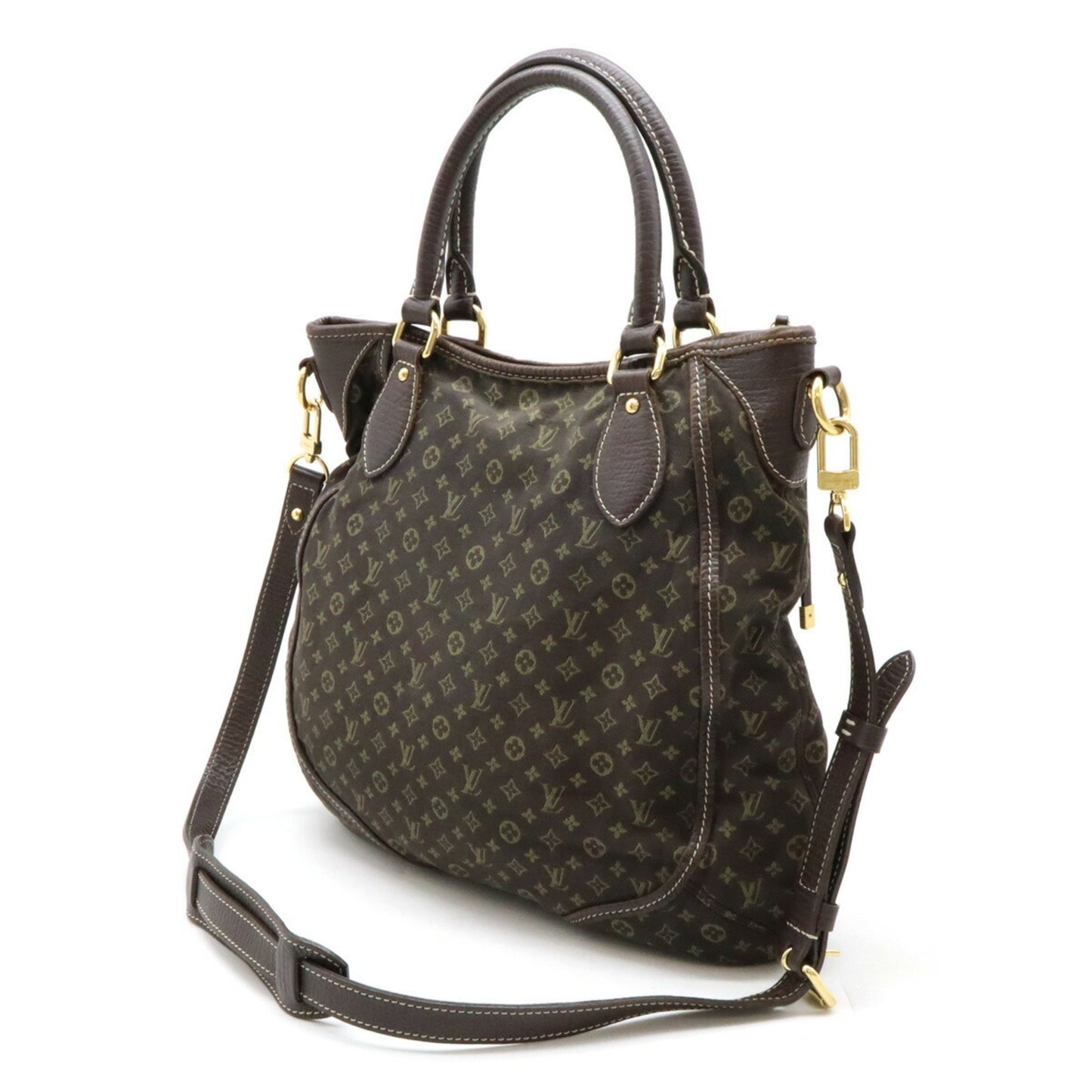 Louis Vuitton Angèle, Brown, Canvas, tote