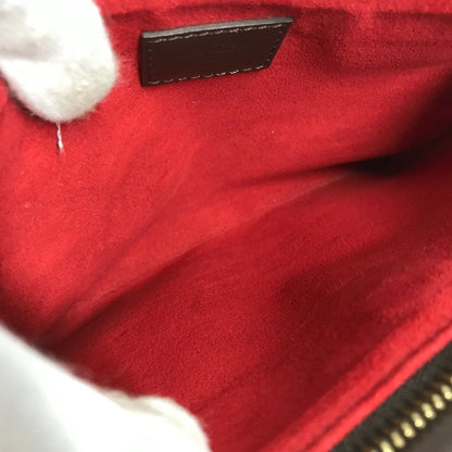 Louis Vuitton Twice, Brown, Canvas, shoulder