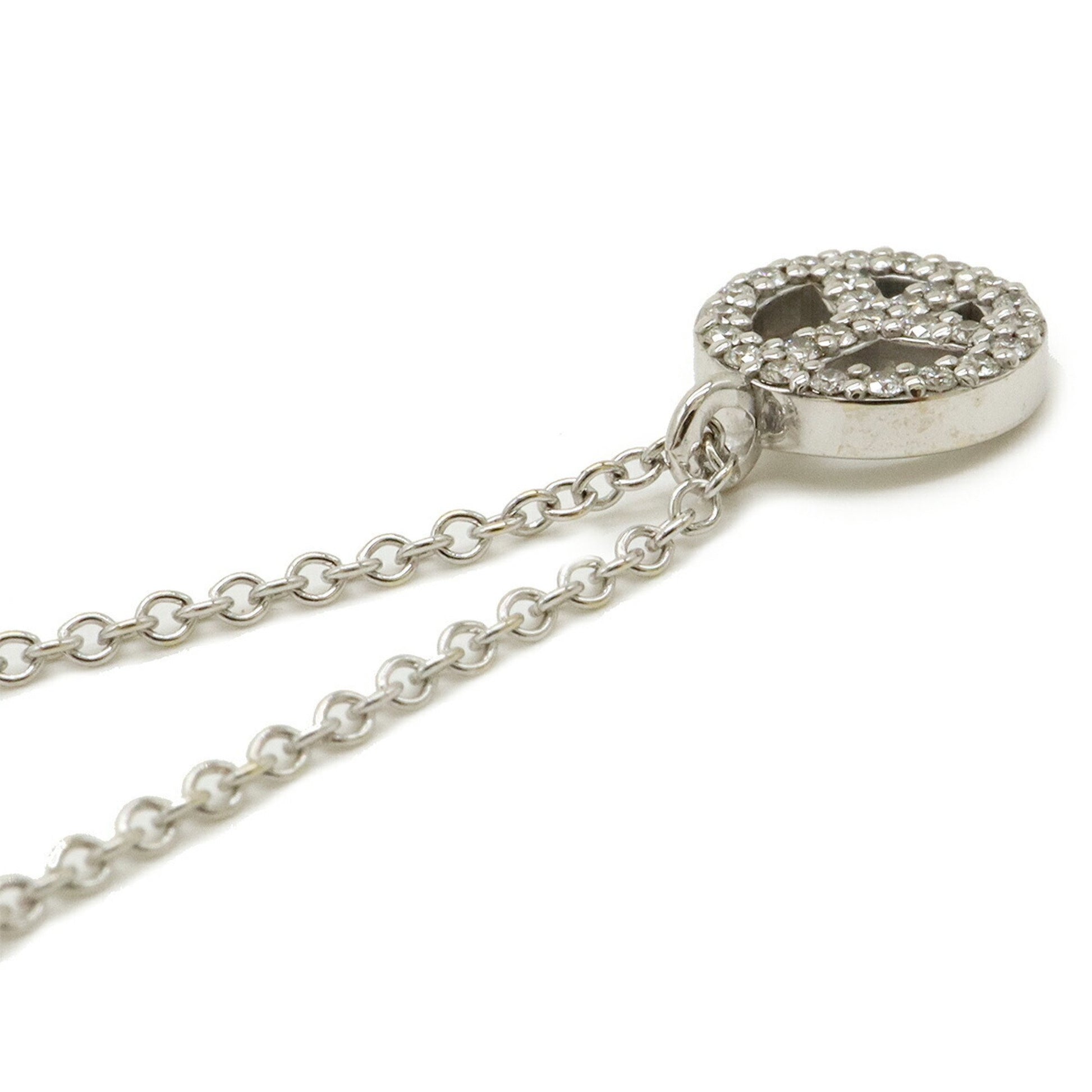 Tiffany & Co Metro, Silver, White Gold, necklace