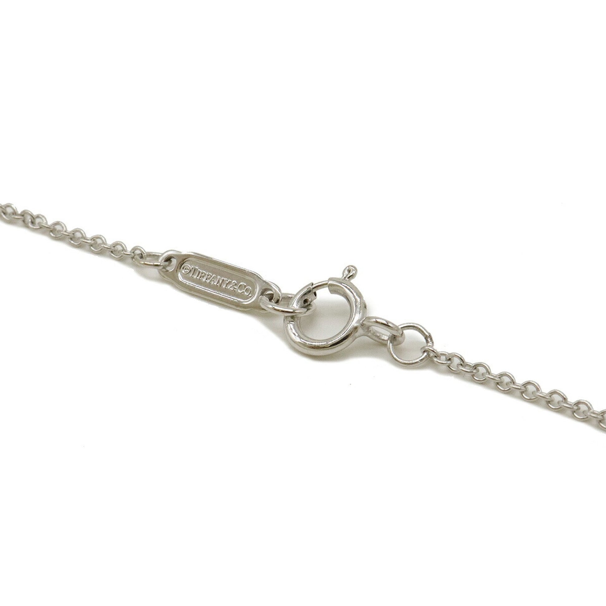 Tiffany & Co Metro, Silver, White Gold, necklace