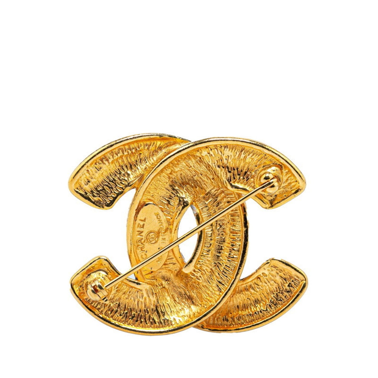 Chanel Coco Mark, Gold, Gold Plated, brooch