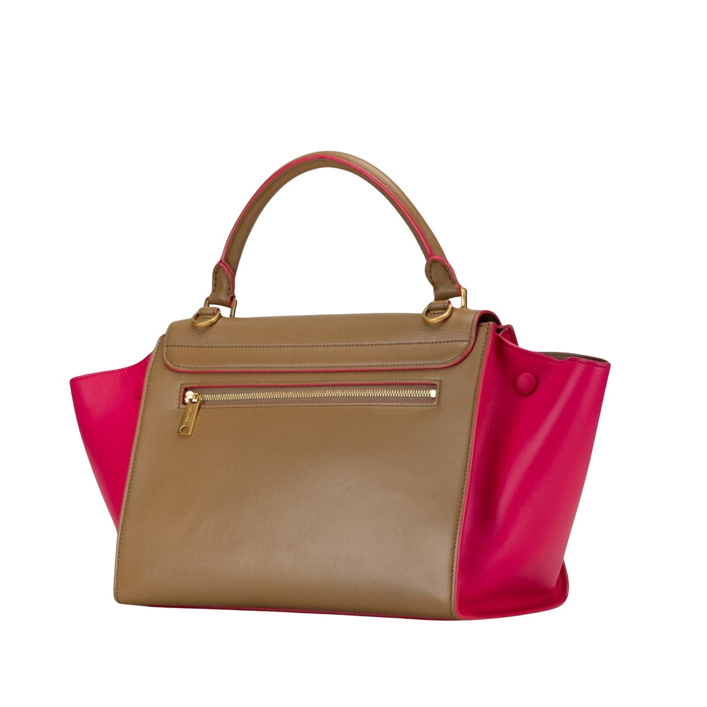 Céline Trapèze, Multicolour, Leather, shoulder