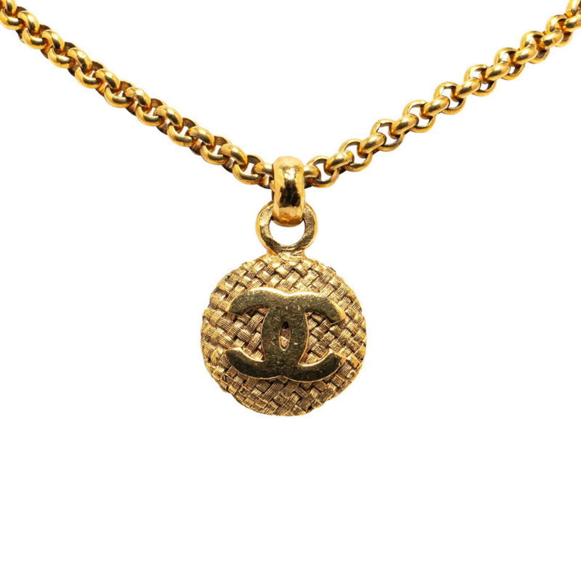 Chanel Coco Mark, Gold, Gold Plated, necklace