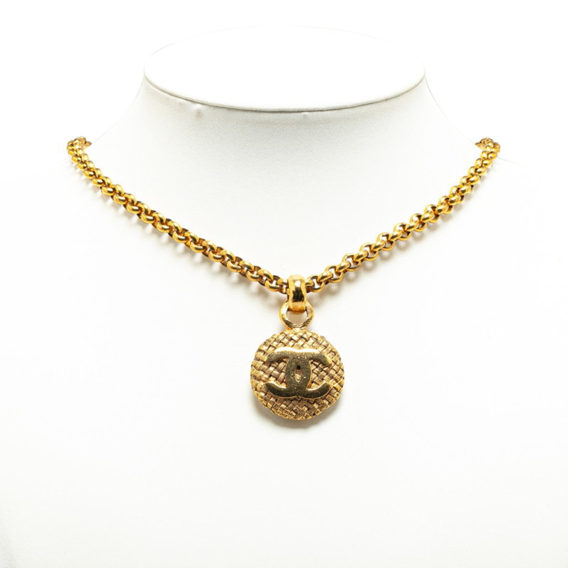 Chanel Coco Mark, Gold, Gold Plated, necklace