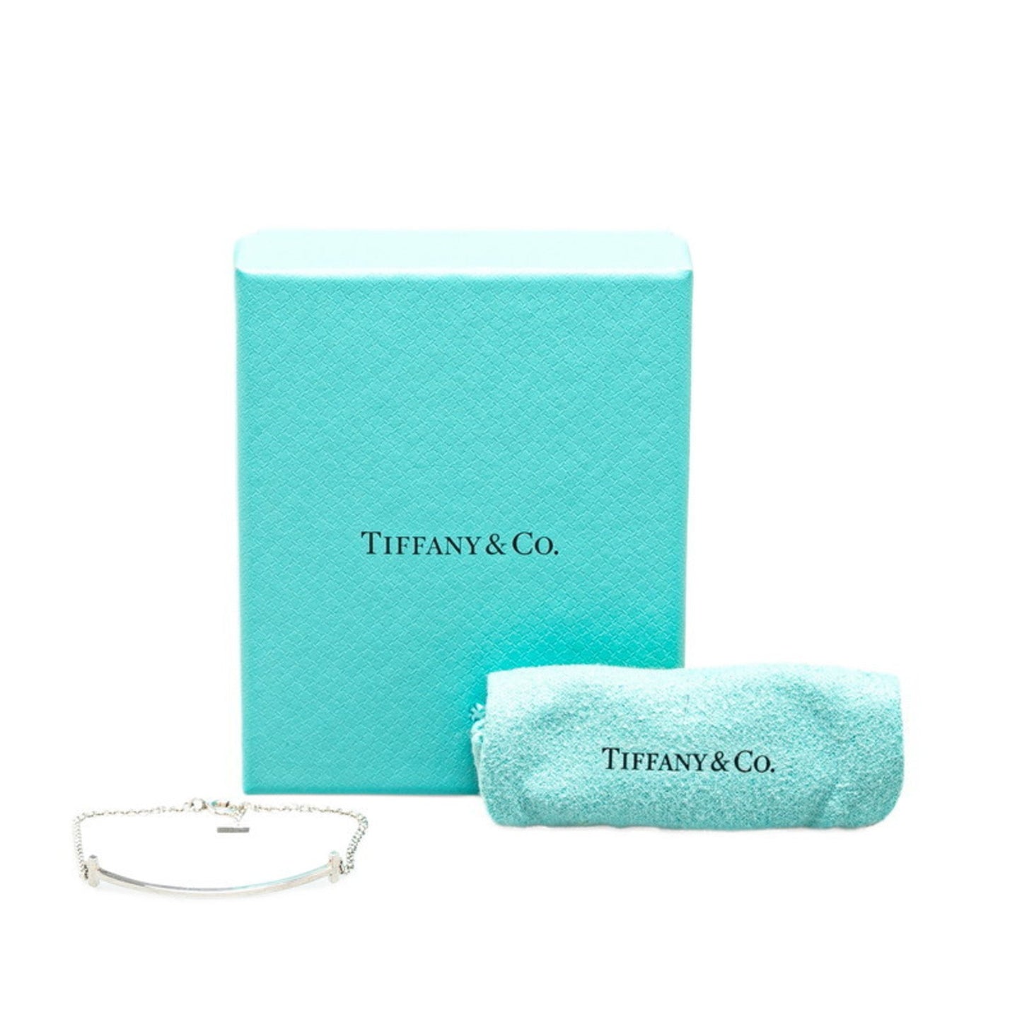 Tiffany & Co T Smile, Silver, Silver, bracelet