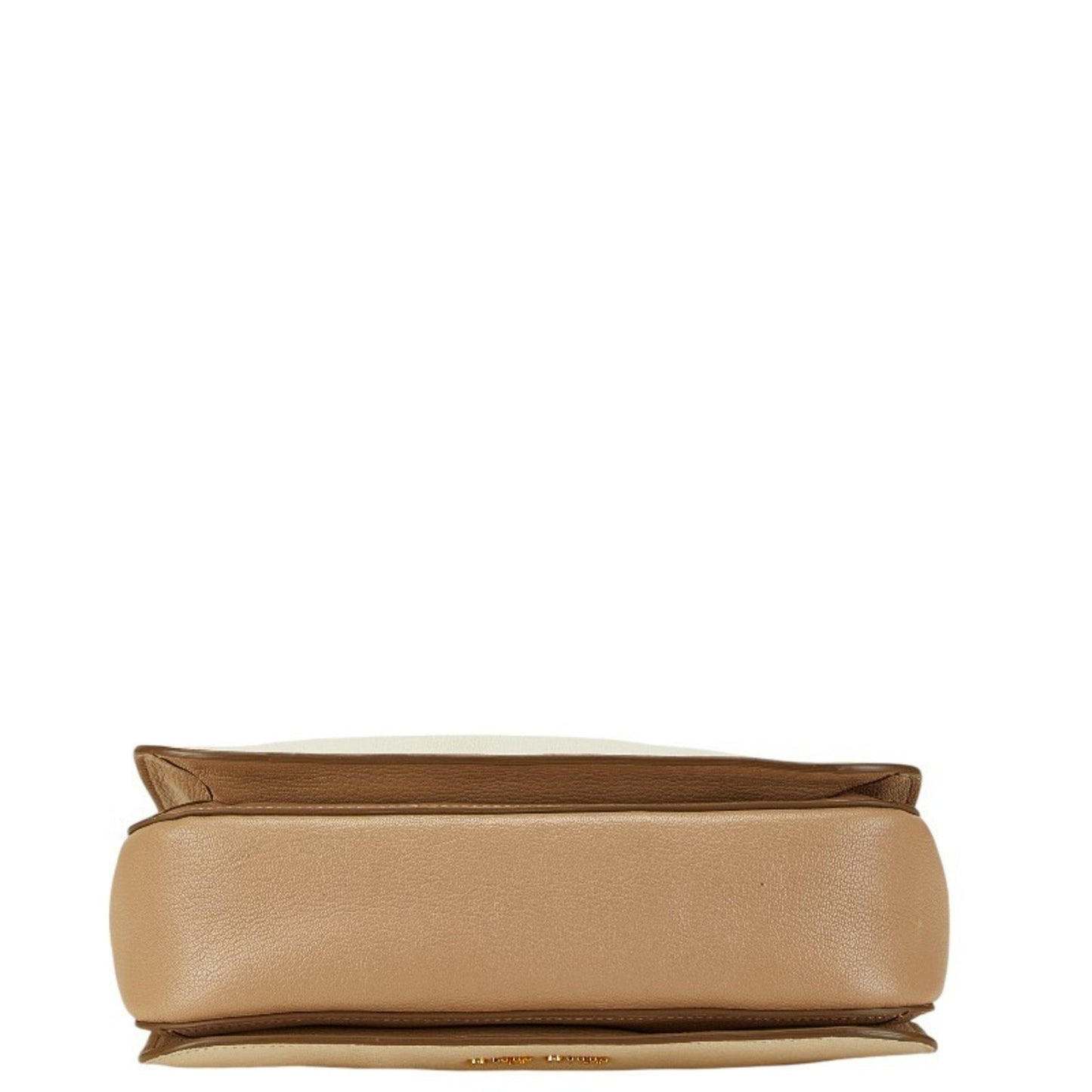 Miu Miu Madras, Beige, Leather, shoulder