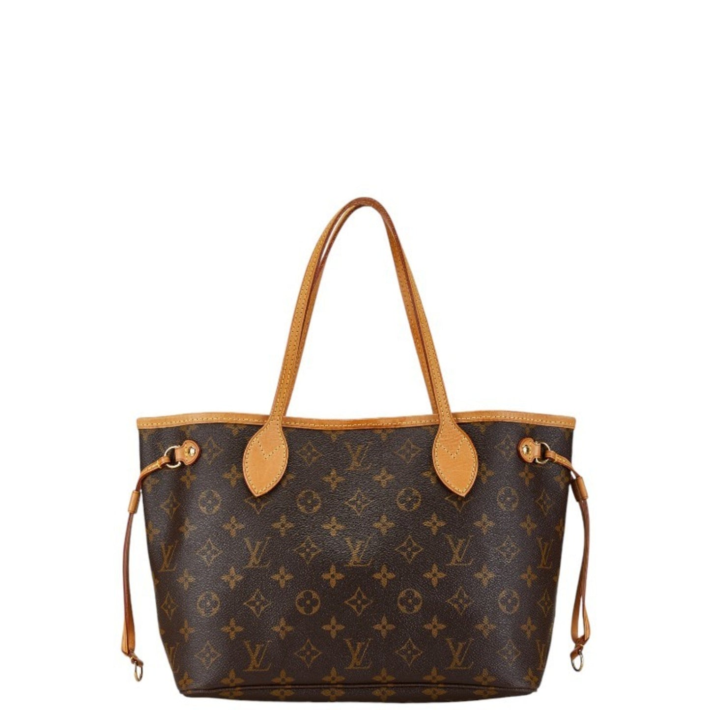 Louis Vuitton Neverfull PM, Brown, Canvas, handbag