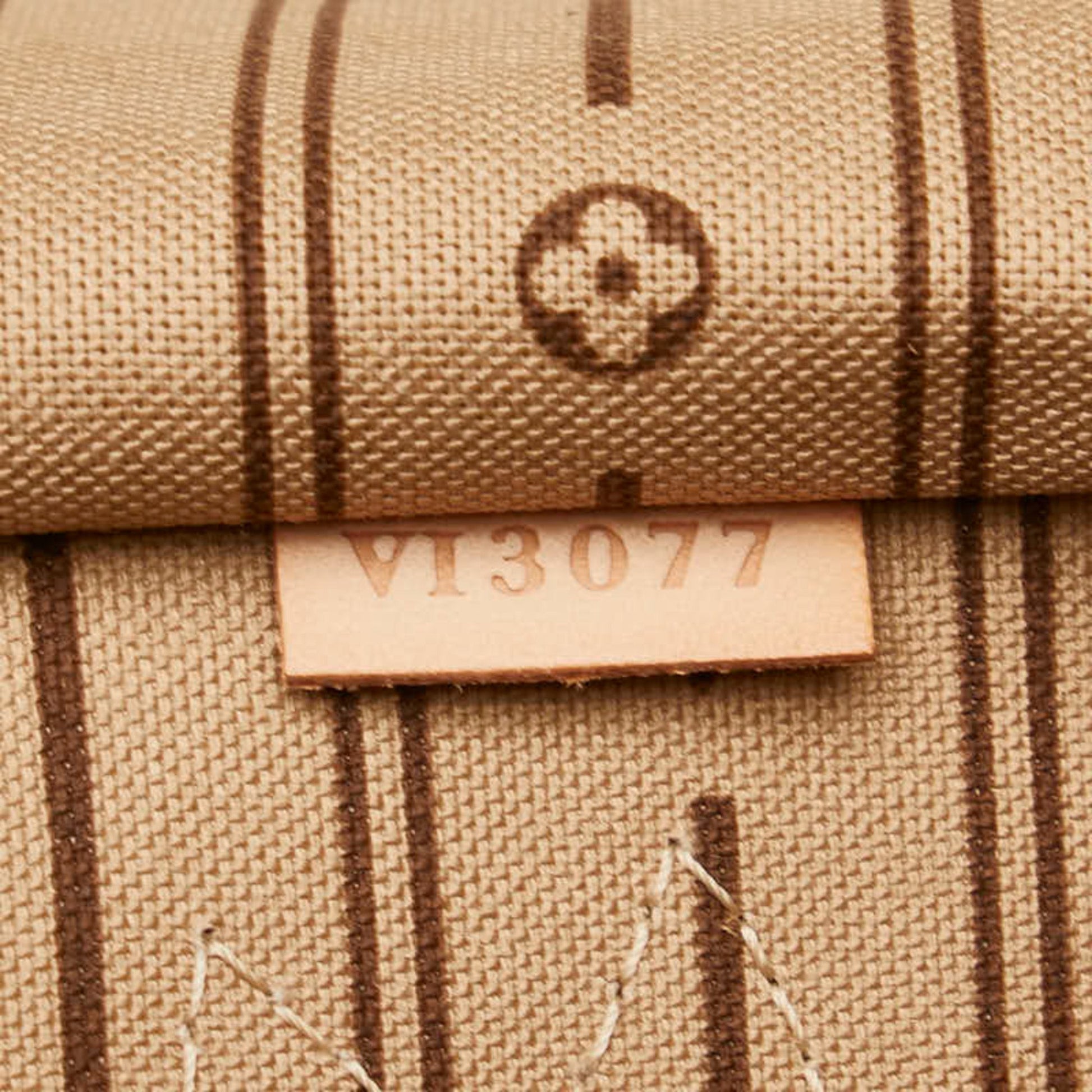 Louis Vuitton Neverfull PM, Brown, Canvas, handbag