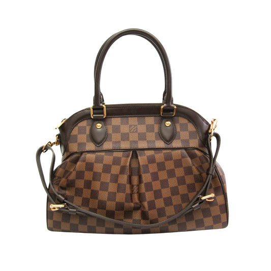 Louis Vuitton Trevi, Brown, Canvas, handbag