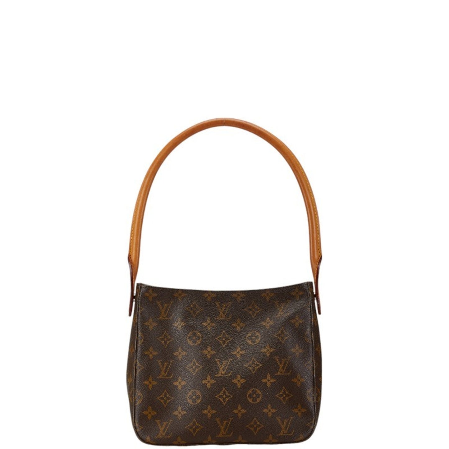 Louis Vuitton Looping MM, Brown, Canvas, handbag