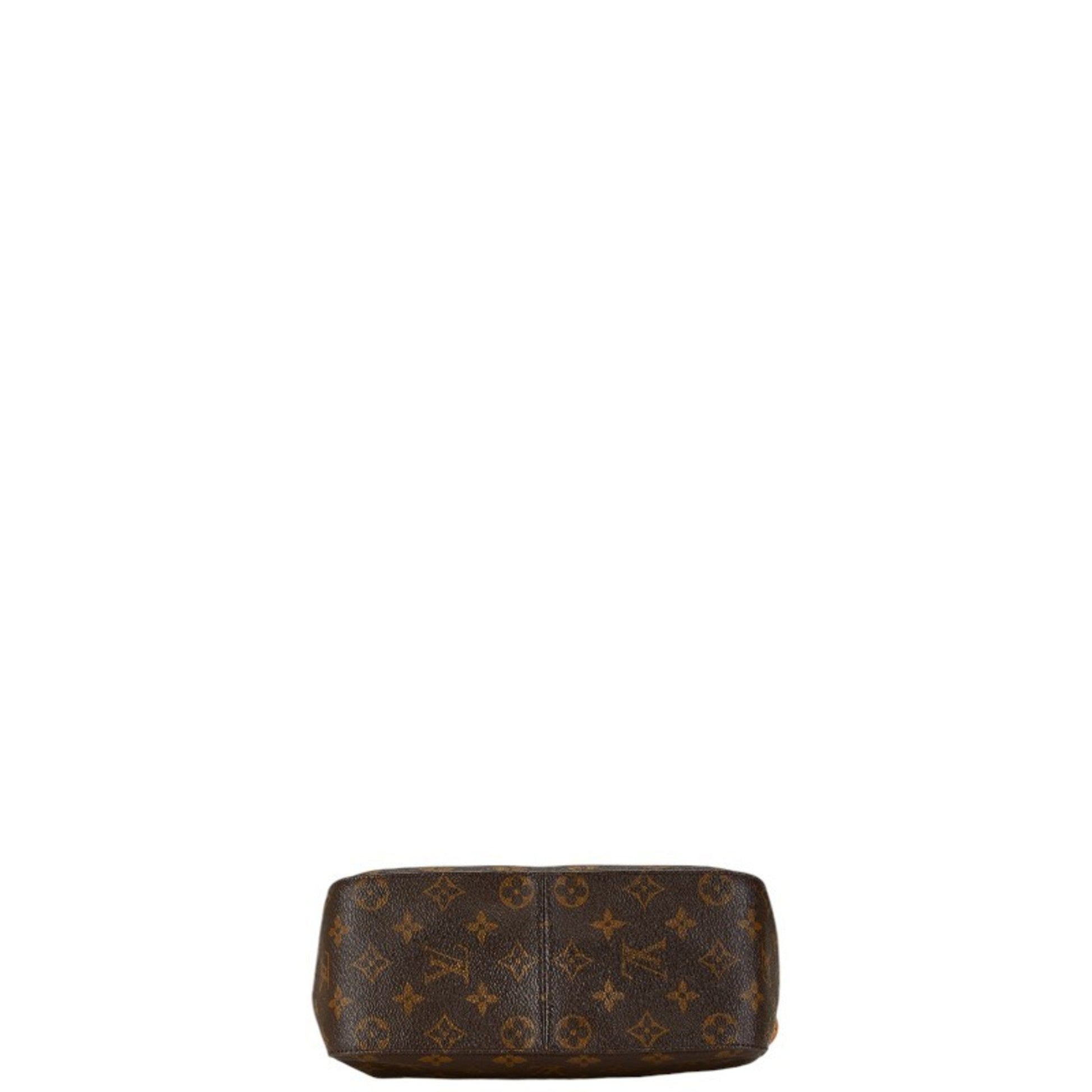 Louis Vuitton Looping MM, Brown, Canvas, handbag