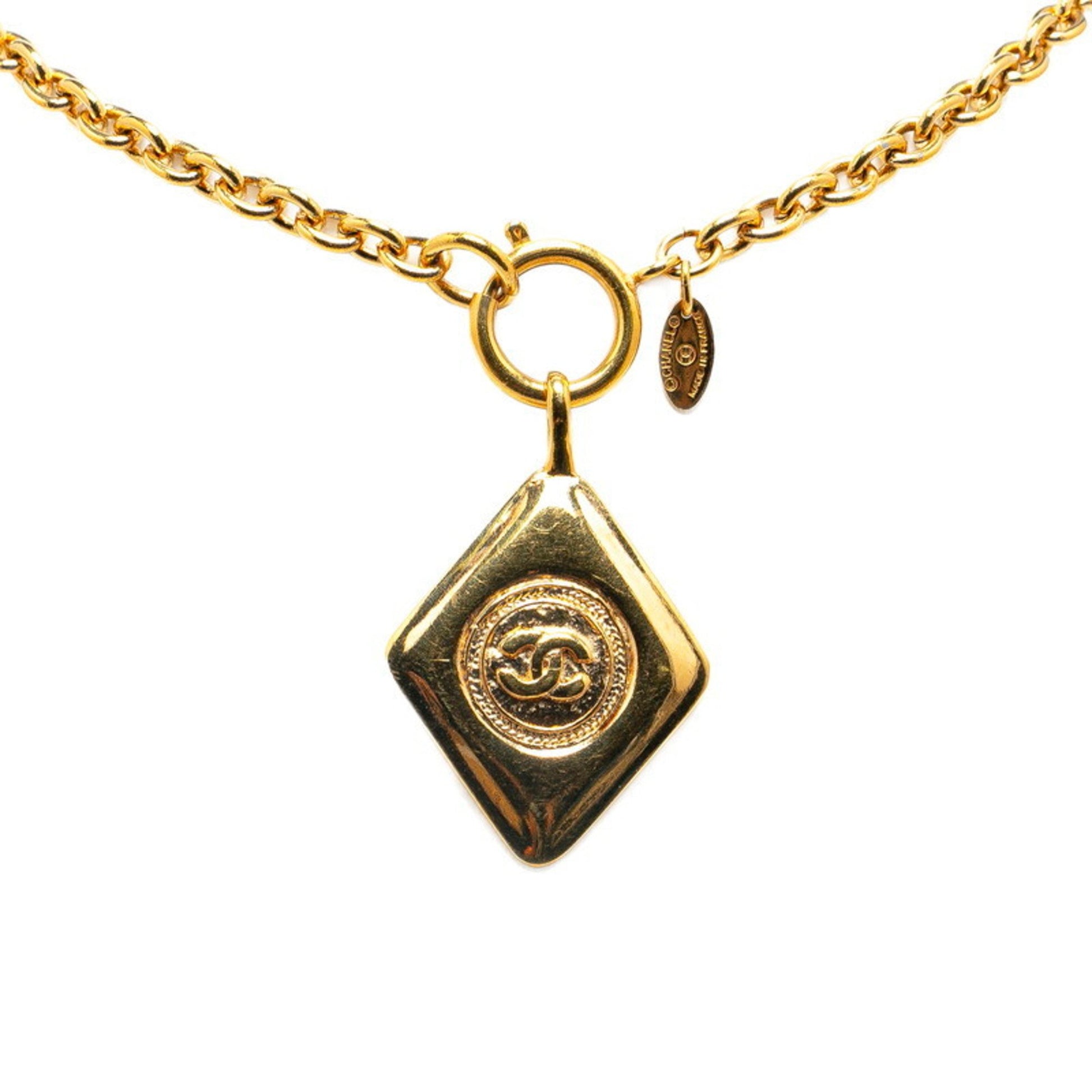 Chanel Coco Mark, Gold, Gold Plated, necklace