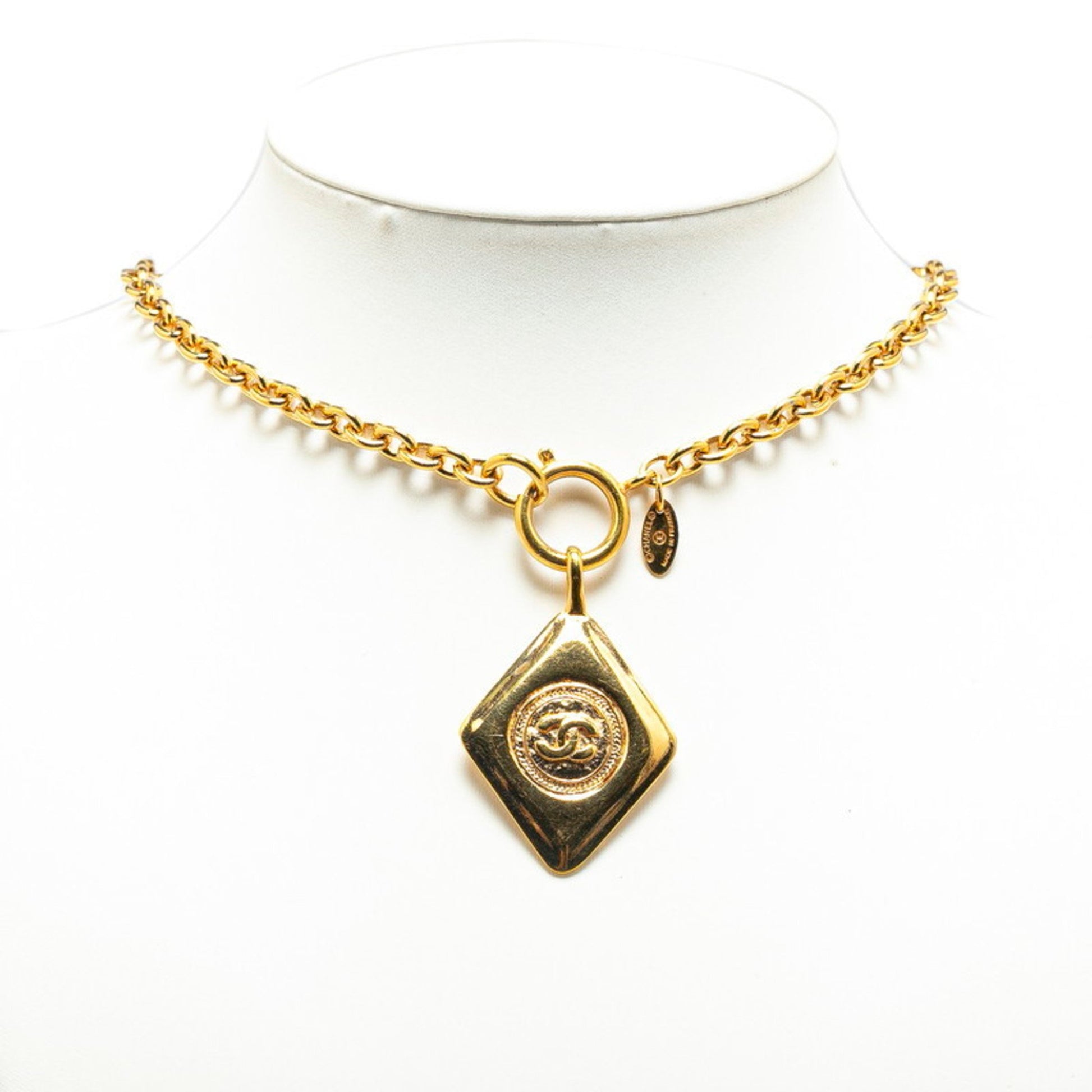 Chanel Coco Mark, Gold, Gold Plated, necklace