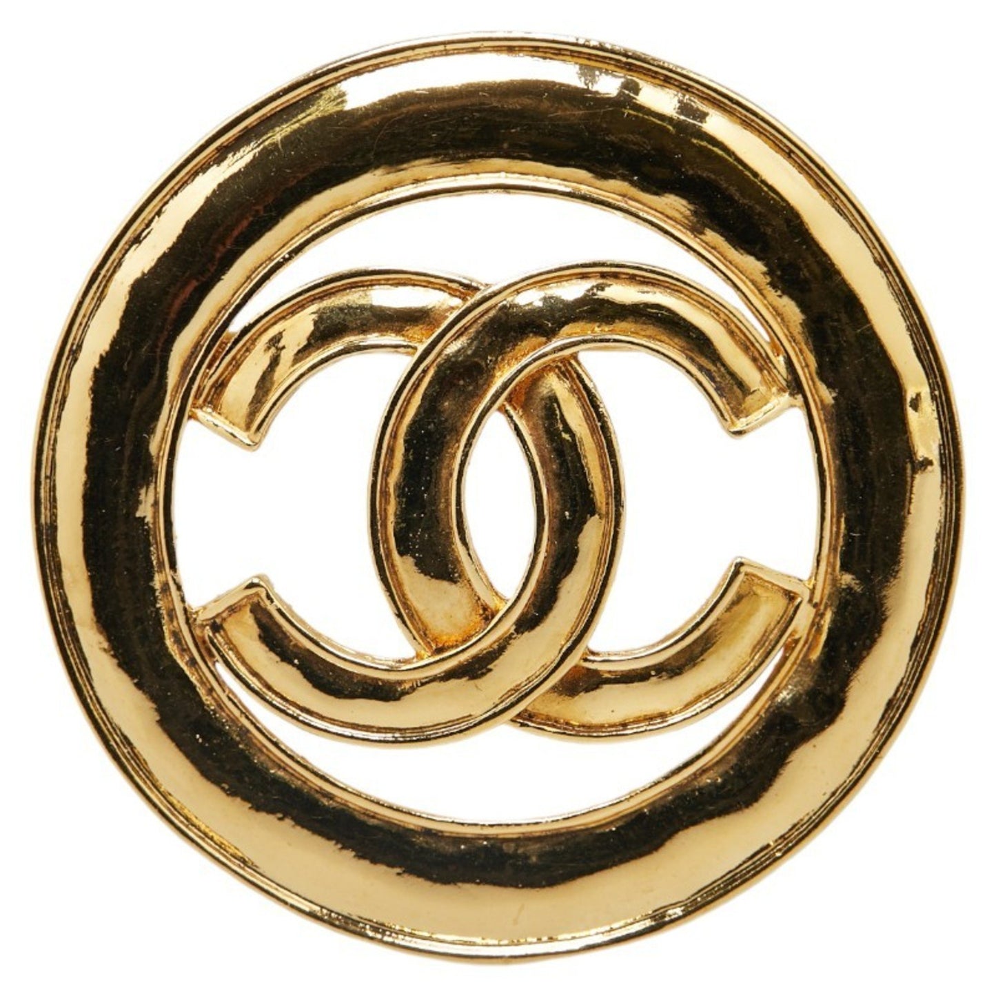 Chanel Coco Mark, Gold, Gold Plated, brooch