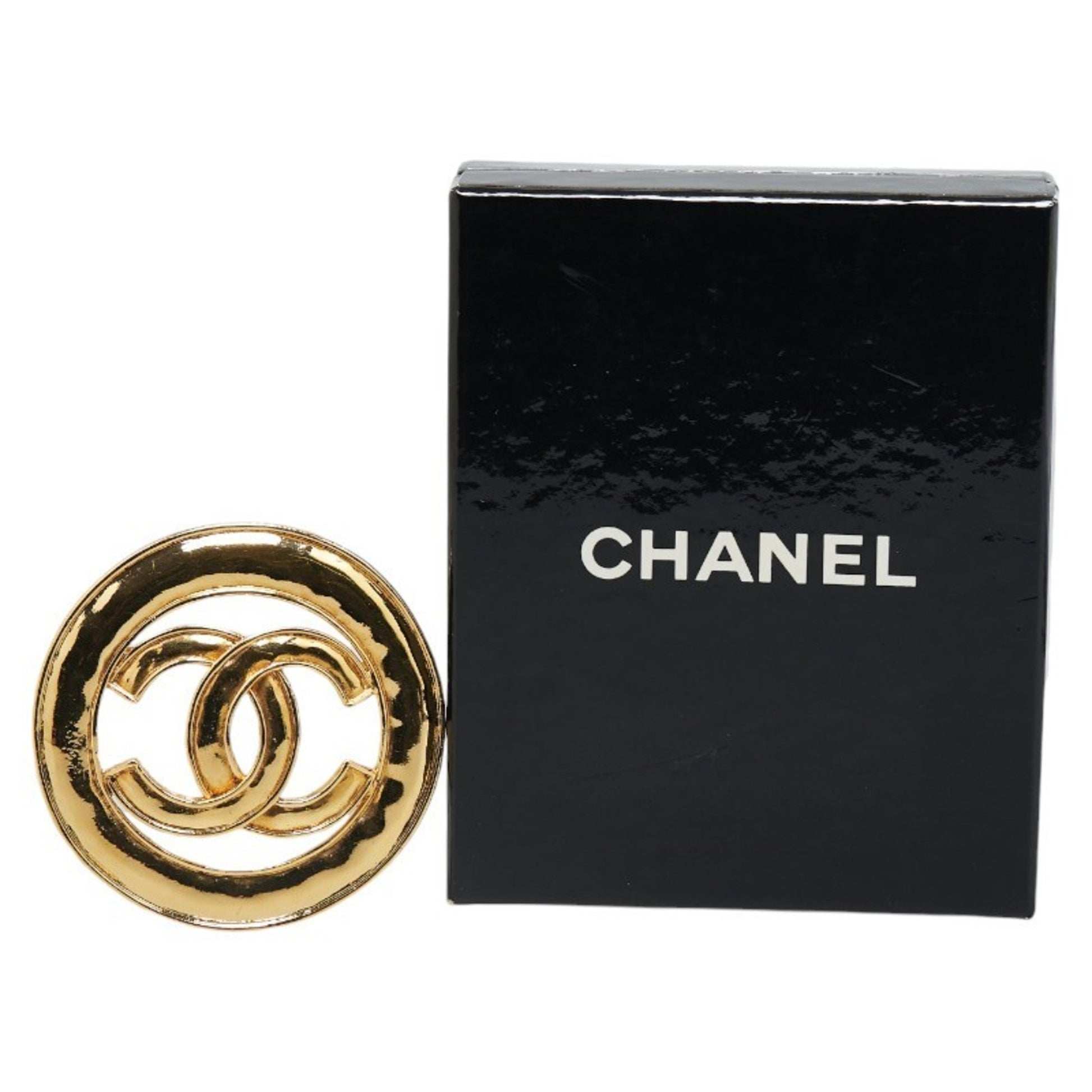 Chanel Coco Mark, Gold, Gold Plated, brooch