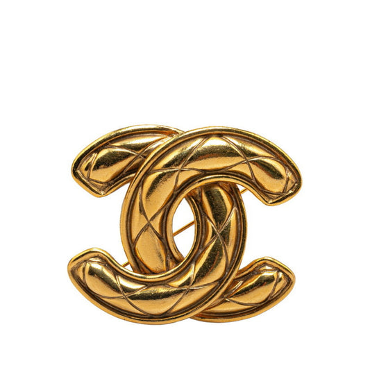 Chanel Coco Mark, Gold, Gold Plated, brooch