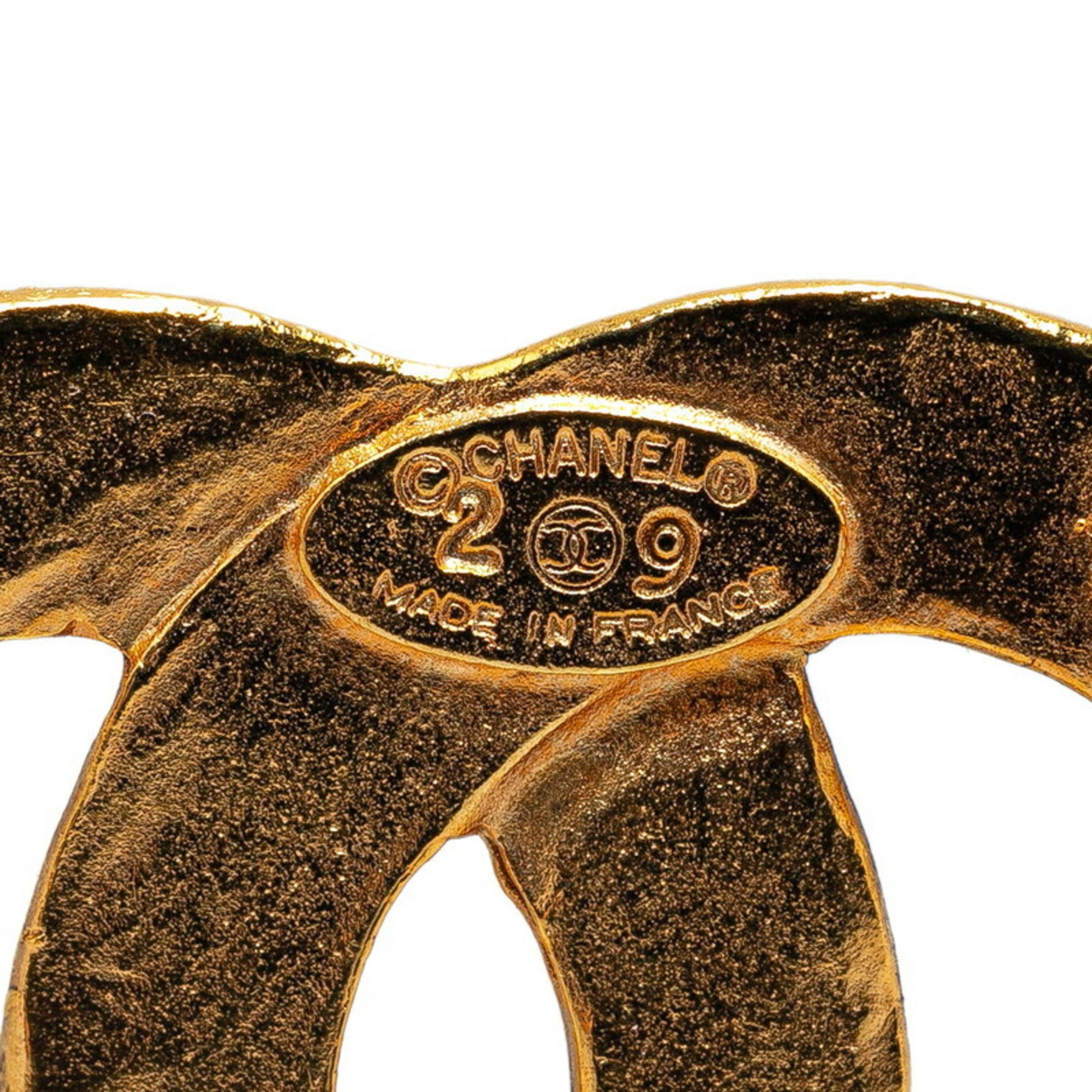 Chanel Coco Mark, Gold, Gold Plated, brooch