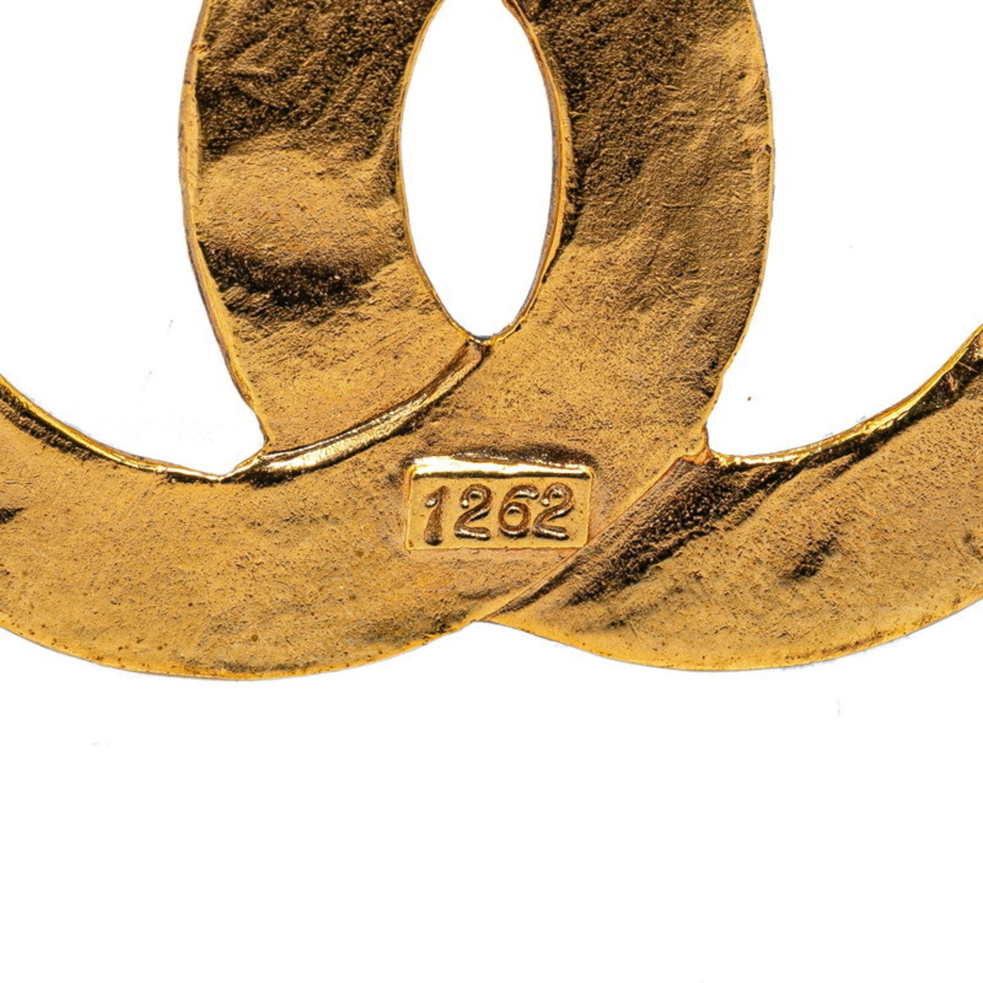 Chanel Coco Mark, Gold, Gold Plated, brooch