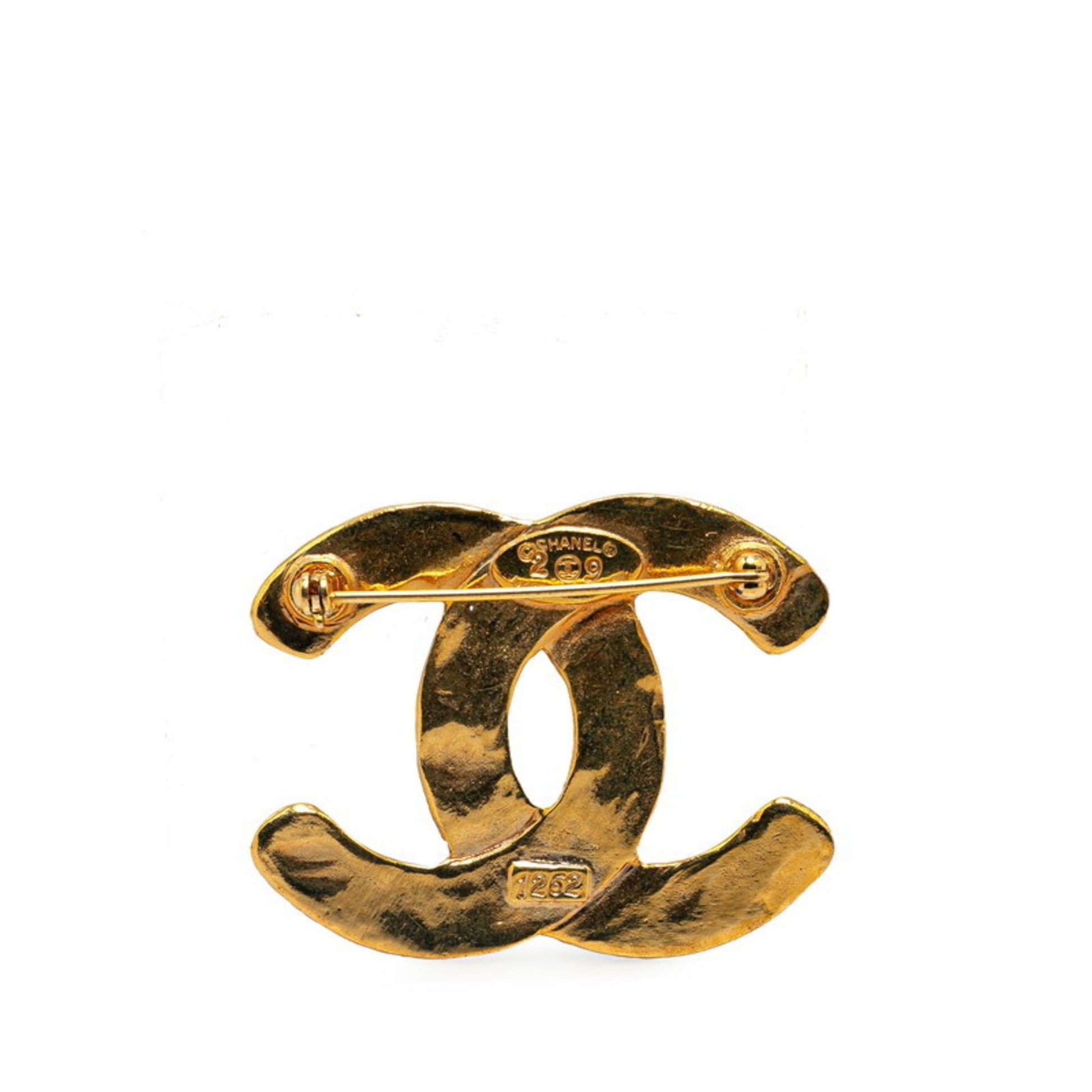 Chanel Coco Mark, Gold, Gold Plated, brooch