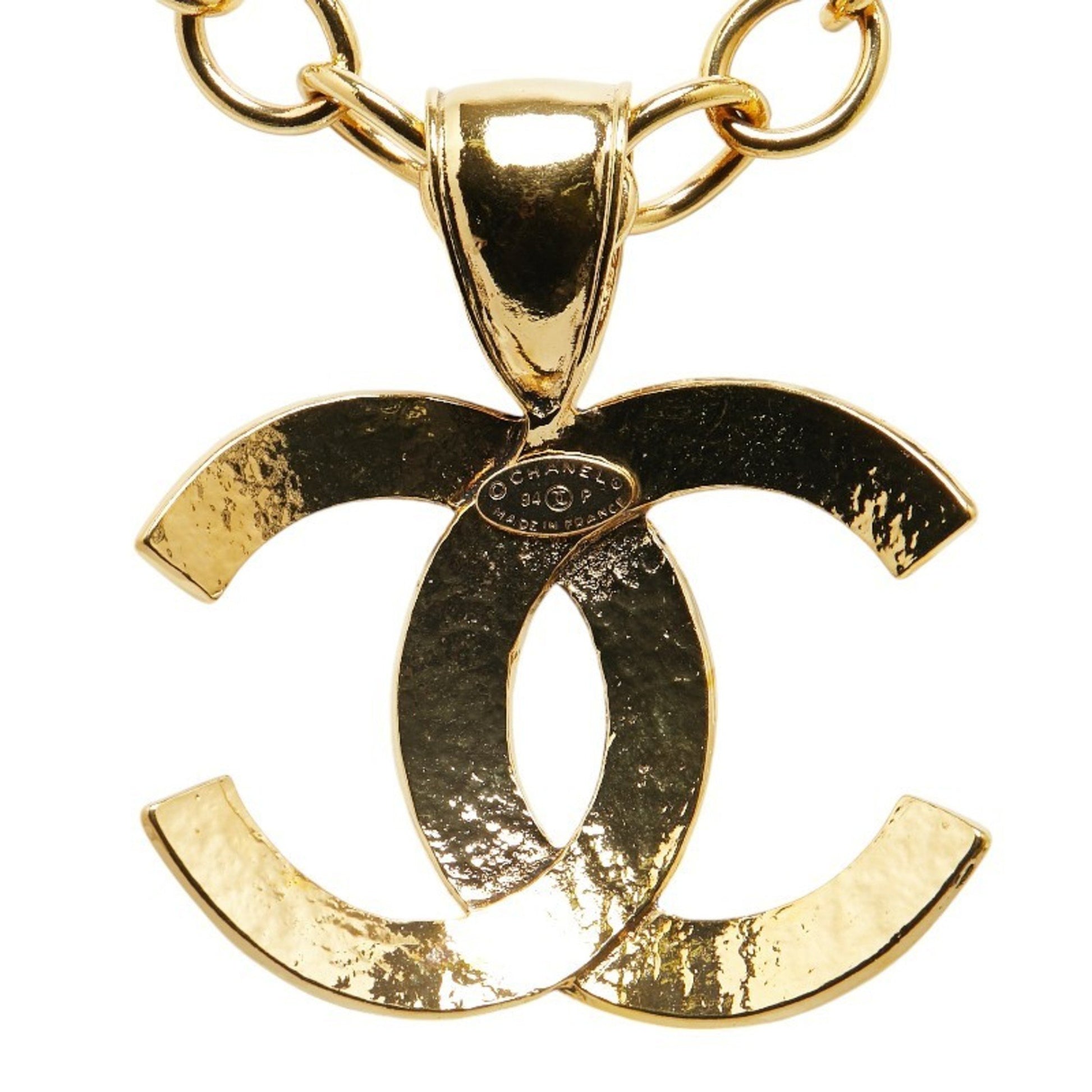 Chanel Coco Mark, Gold, Gold Plated, necklace