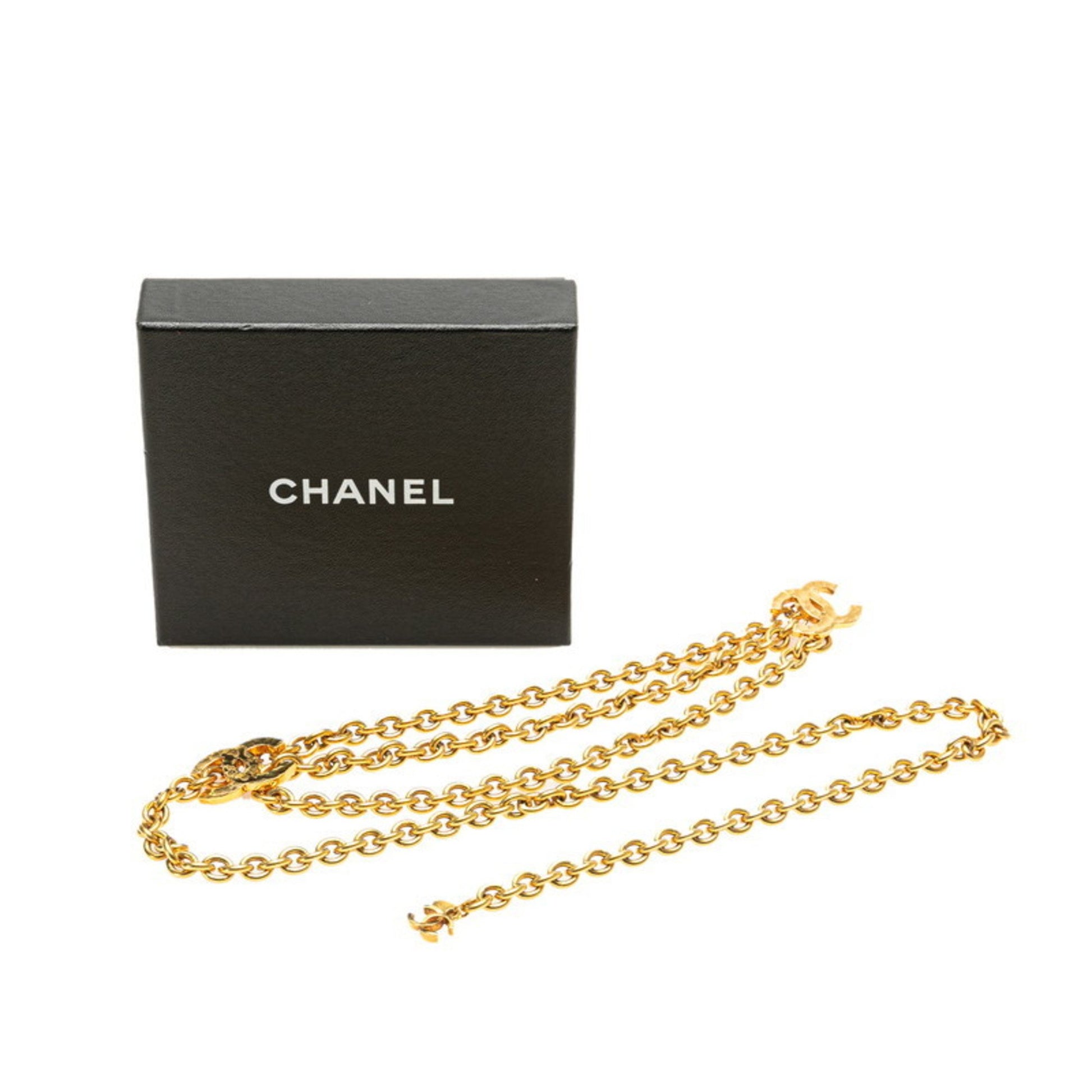 Chanel Coco Mark, Gold, Gold Plated, belt