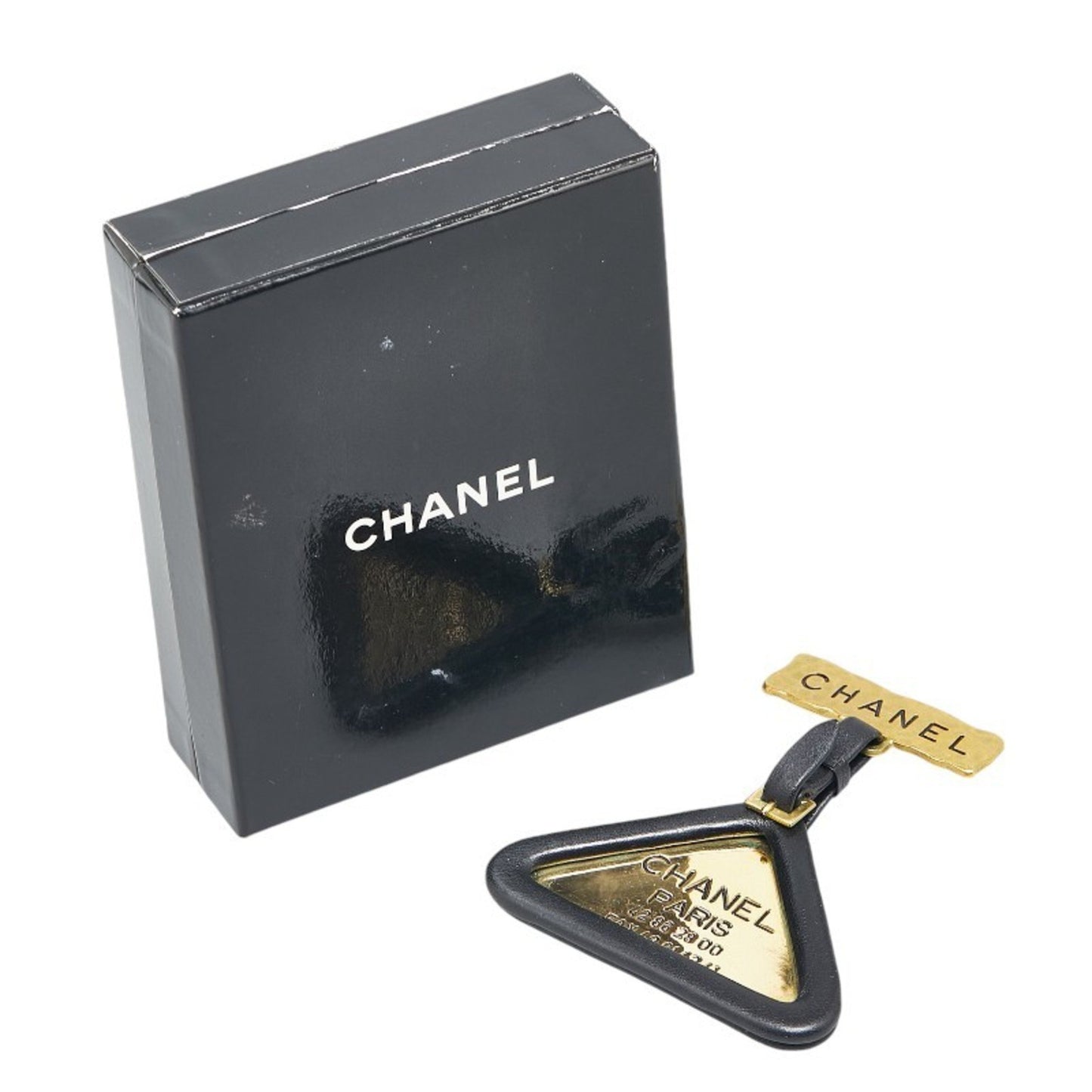 Chanel, Black, Leather, brooch