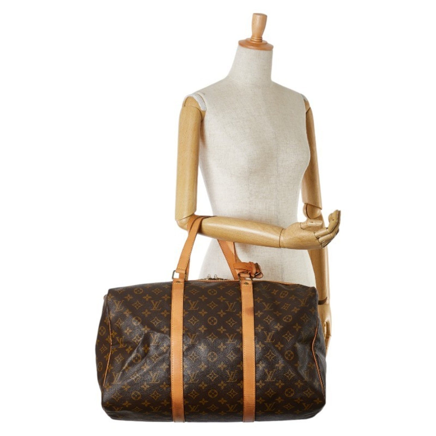 Louis Vuitton Boston, Brown, Canvas, travel