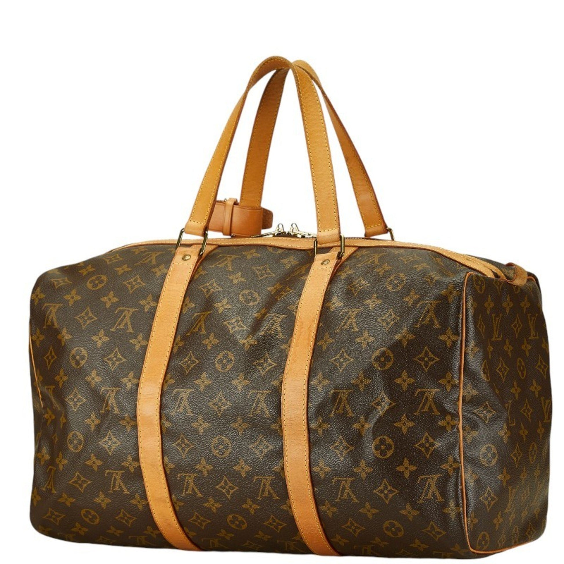 Louis Vuitton Boston, Brown, Canvas, travel