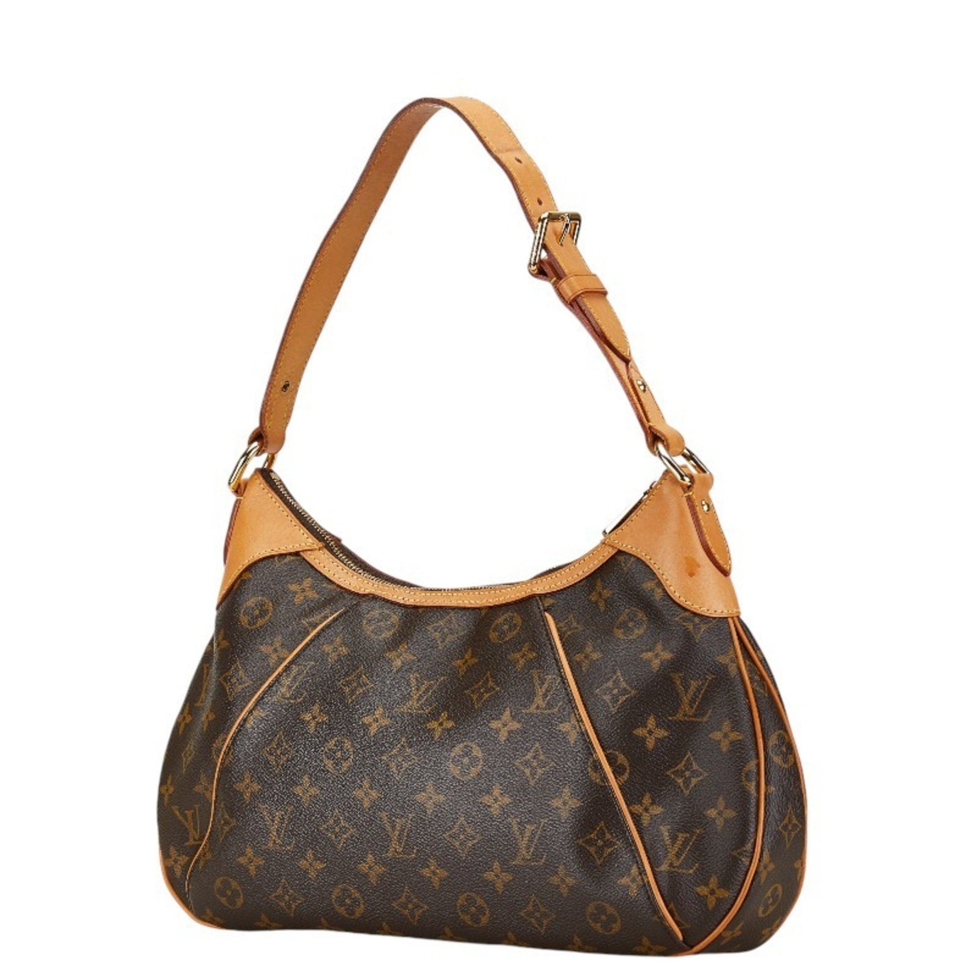 Louis Vuitton Thames, Brown, Canvas, handbag