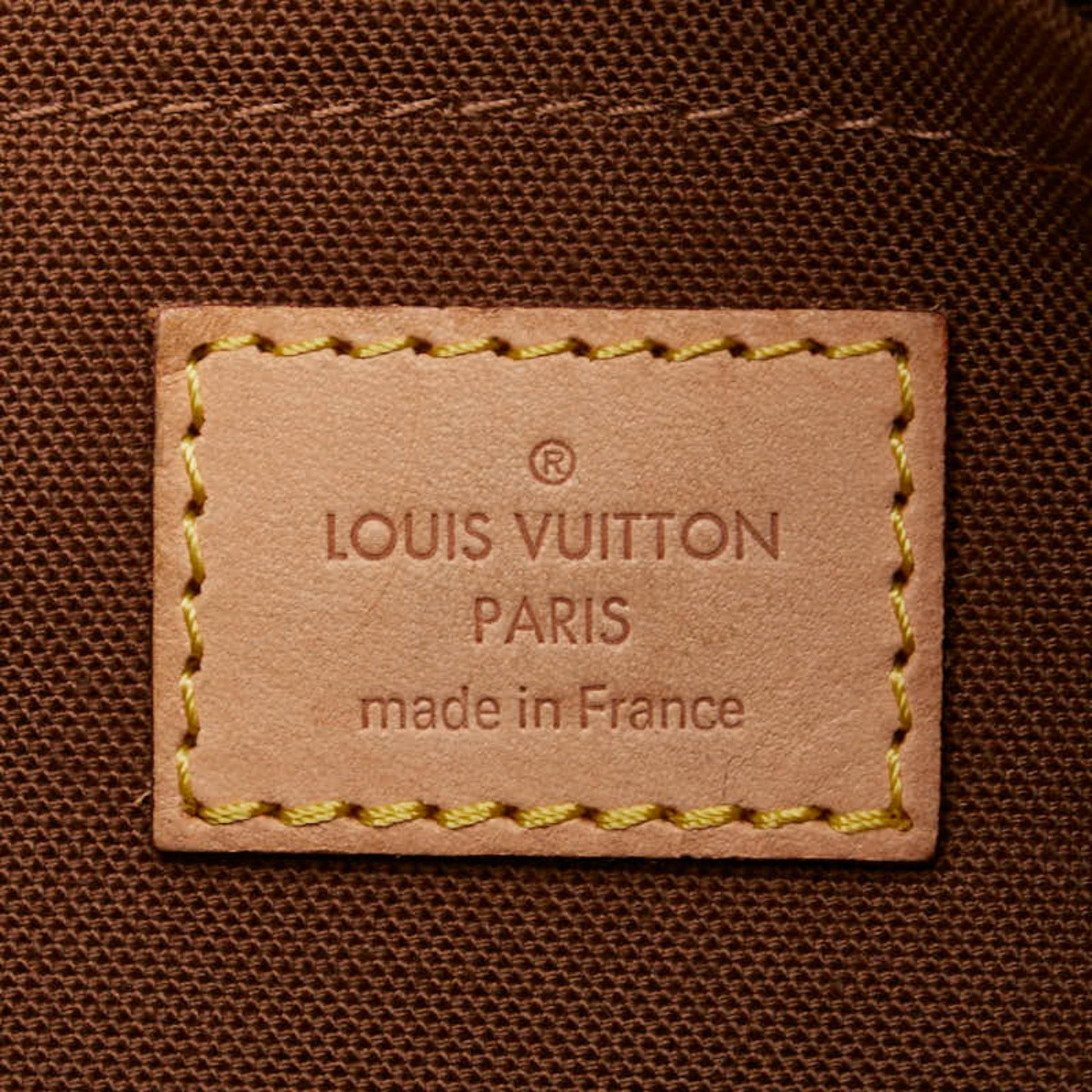 Louis Vuitton Thames, Brown, Canvas, handbag