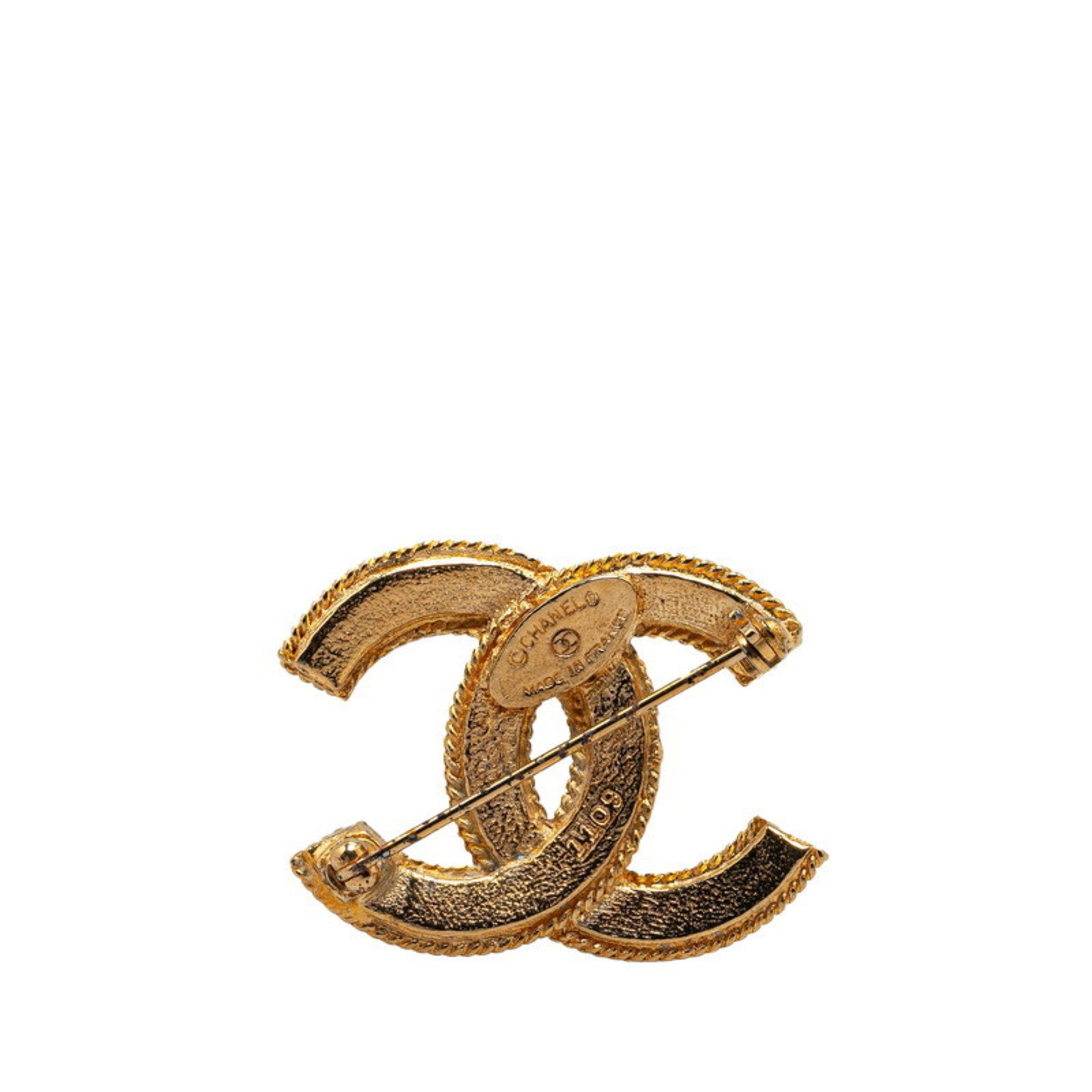 Chanel Coco Mark, Gold, Gold Plated, brooch