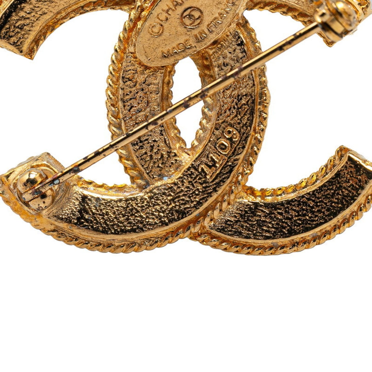 Chanel Coco Mark, Gold, Gold Plated, brooch