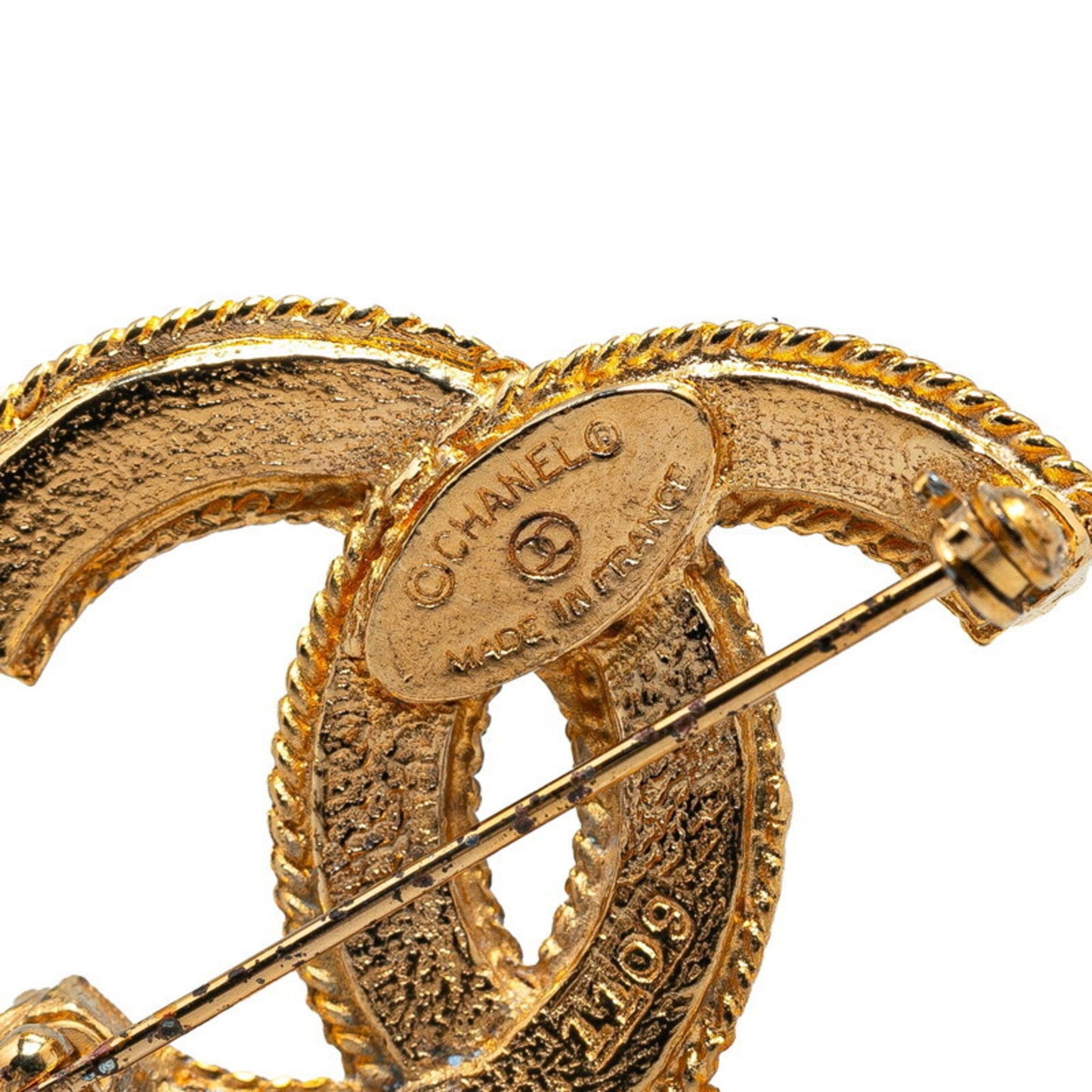 Chanel Coco Mark, Gold, Gold Plated, brooch