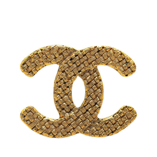 Chanel Coco Mark, Gold, Gold Plated, brooch