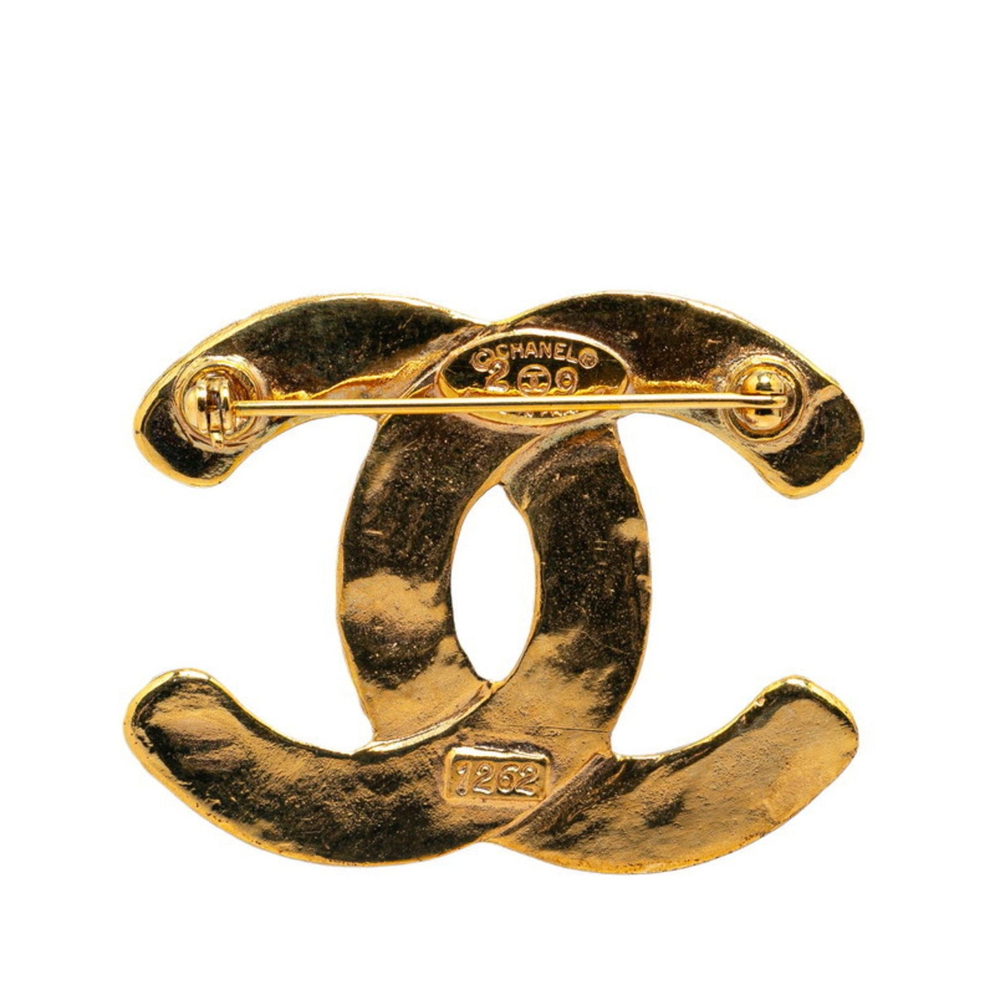 Chanel Coco Mark, Gold, Gold Plated, brooch