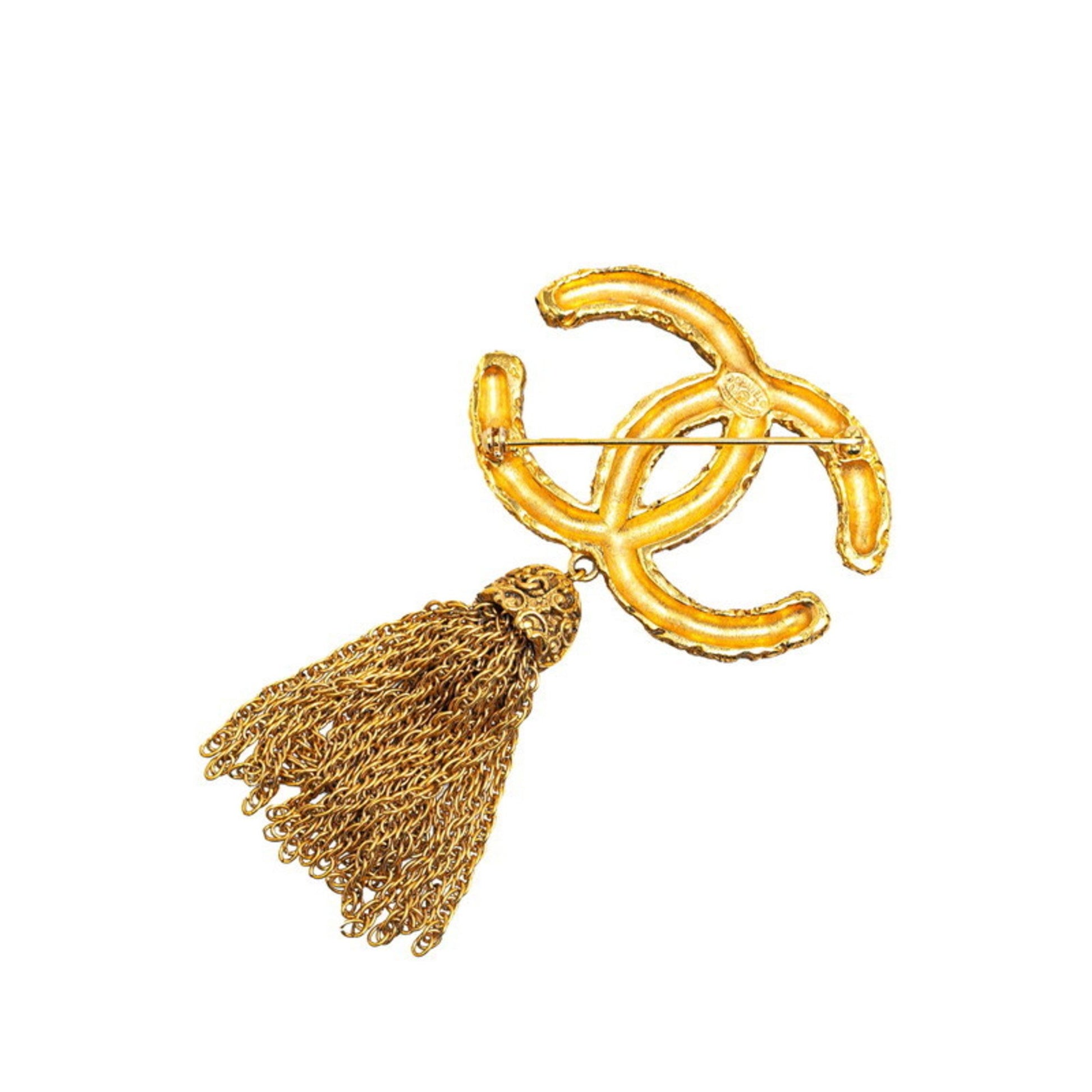 Chanel Coco Mark, Gold, Gold Plated, brooch